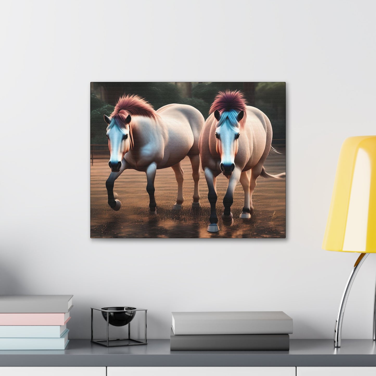 Canvas Gallery Wrap - Cody and Cheyenne - Animated