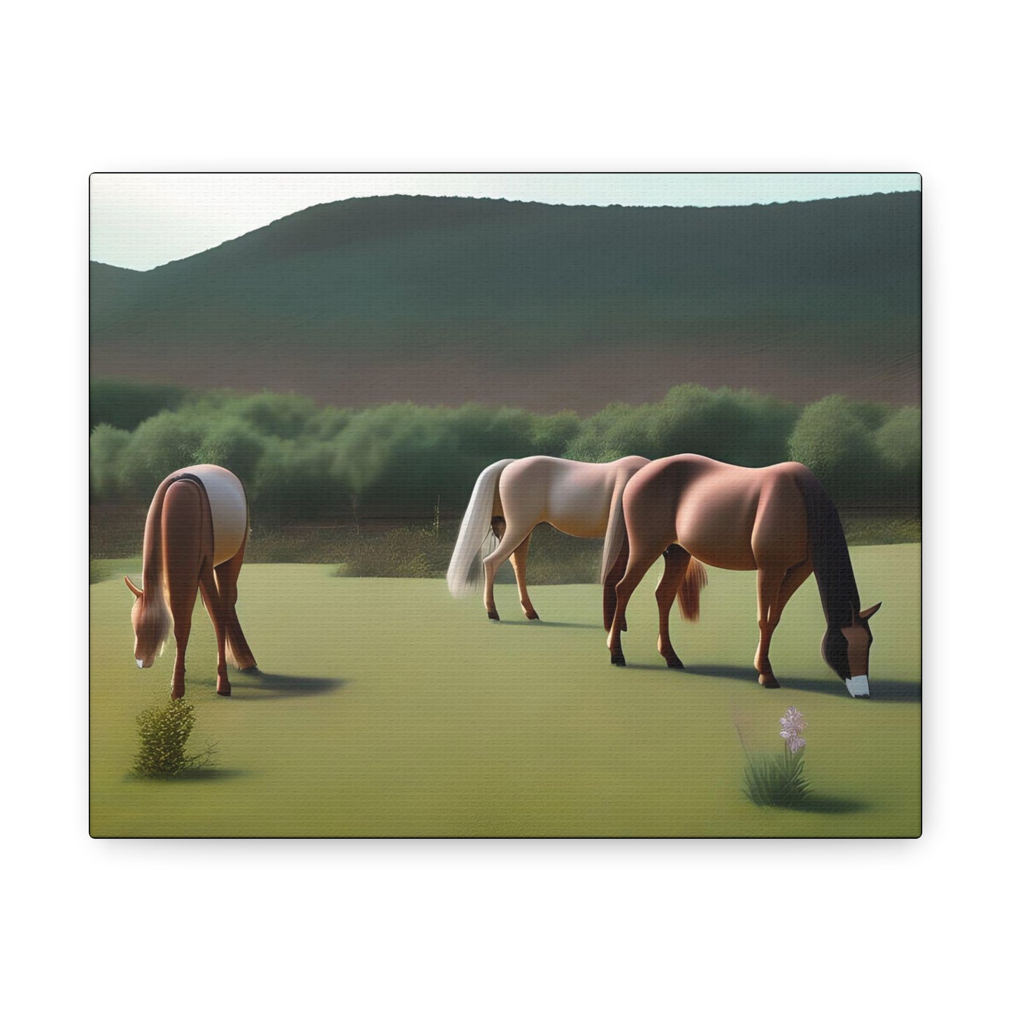 Canvas Gallery Wrap - Abstract Horses