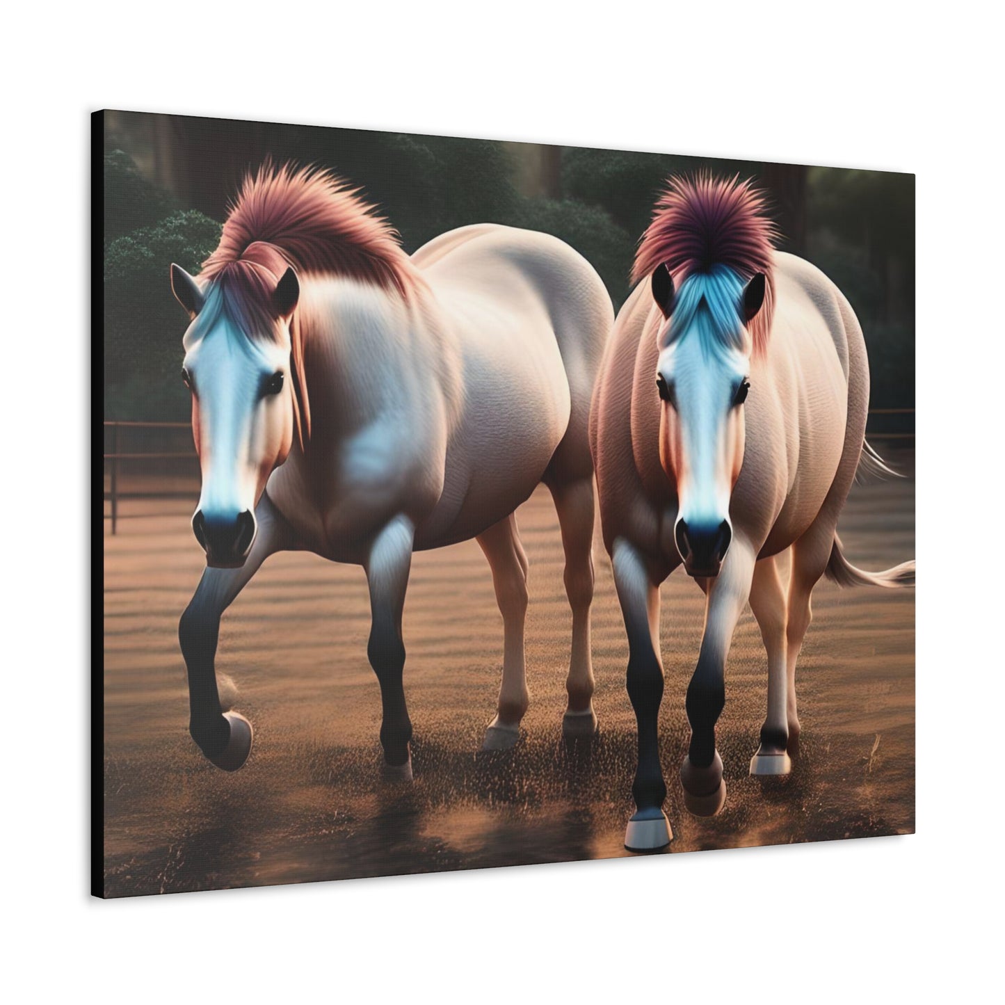 Canvas Gallery Wrap - Cody and Cheyenne - Animated