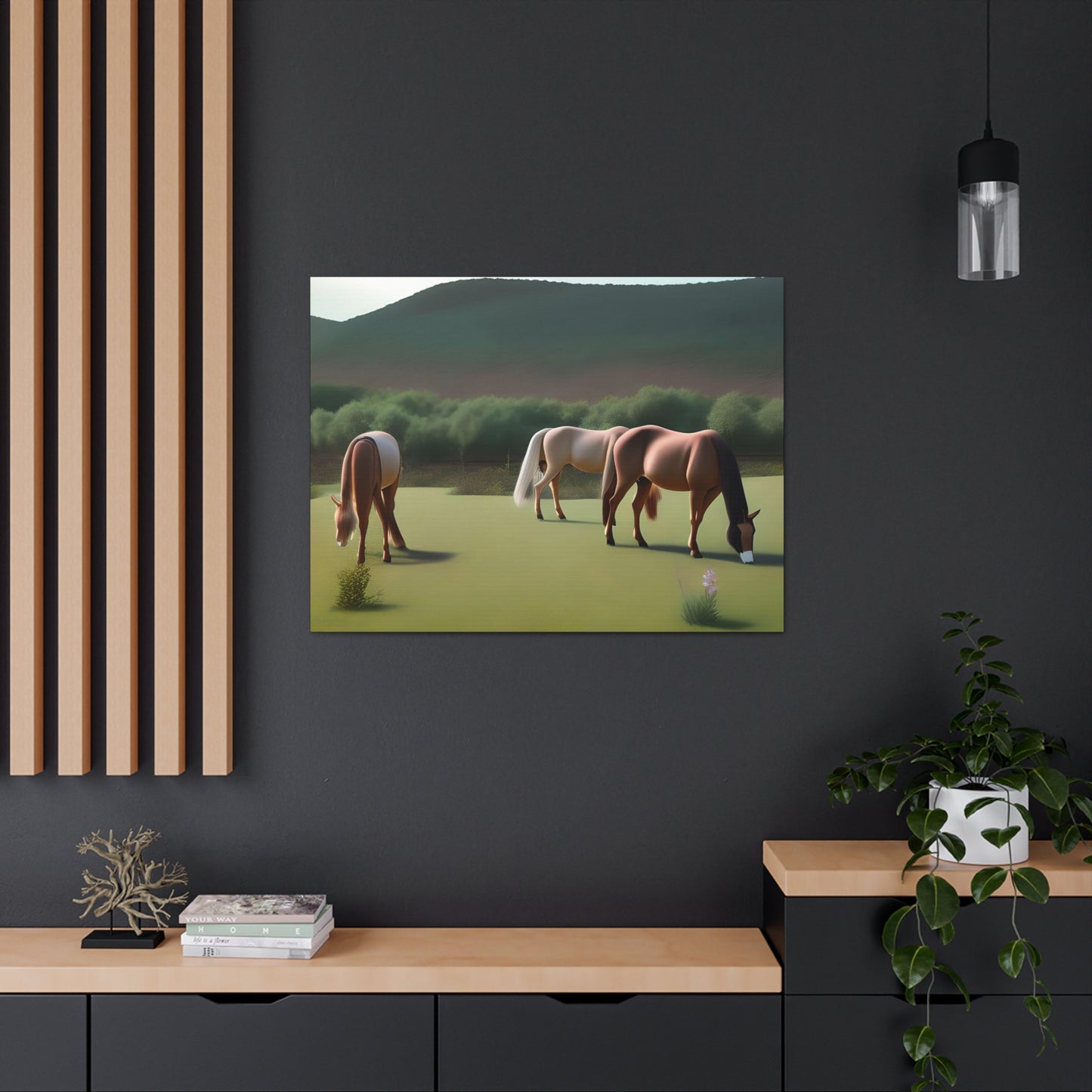 Canvas Gallery Wrap - Abstract Horses