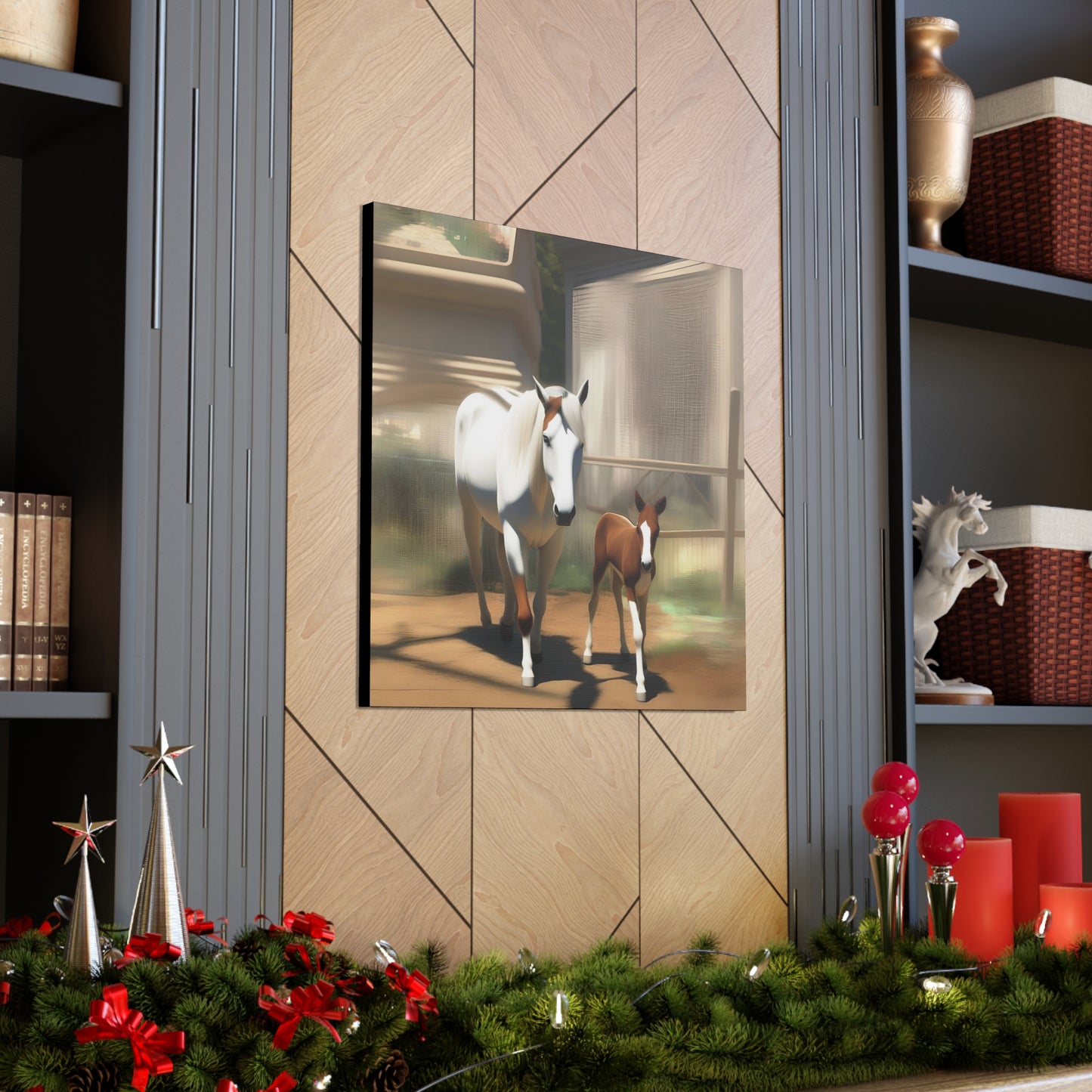 Canvas Gallery Wrap - Takota and Mommy - Animated