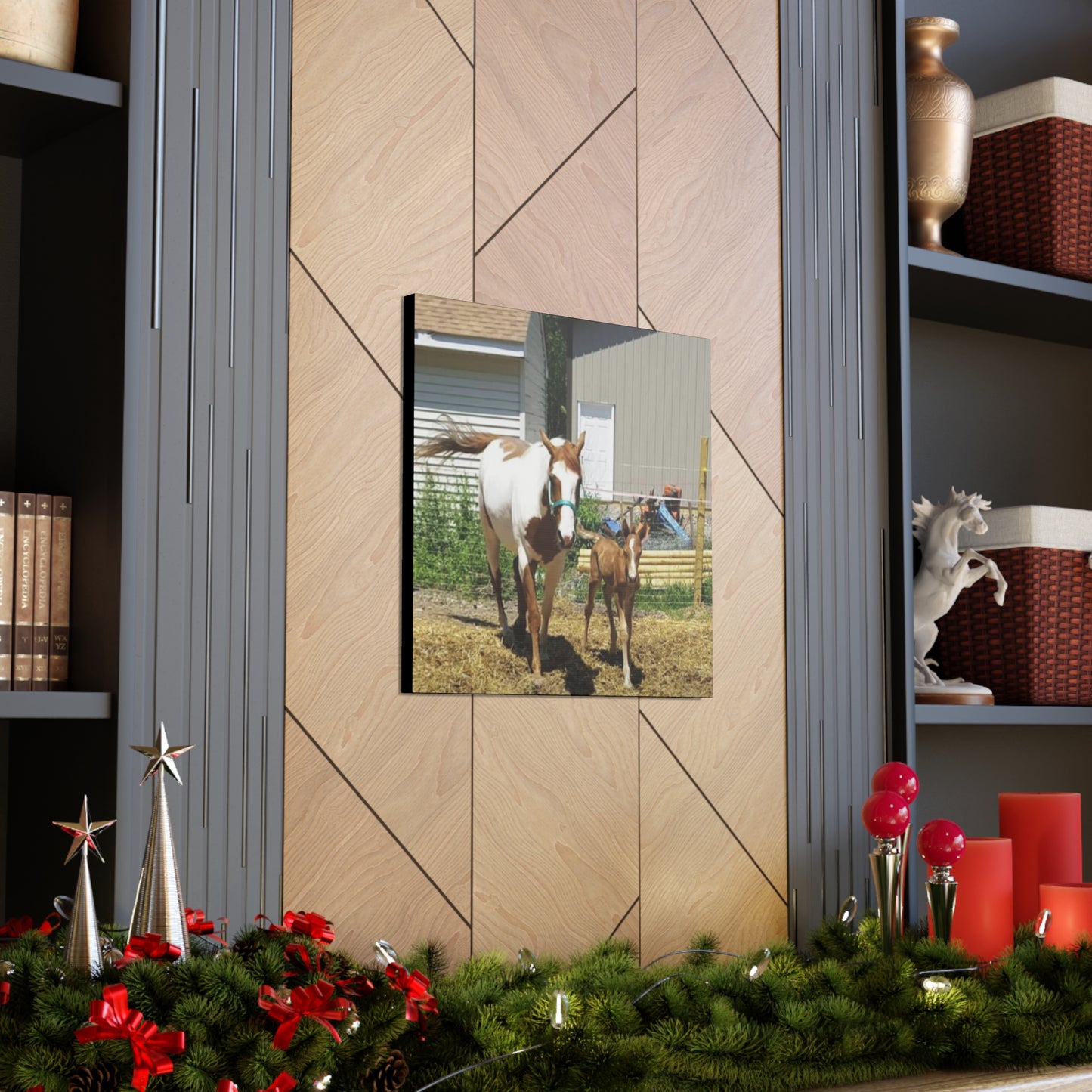 Canvas Gallery Wrap - Takota and Mommy - Photo