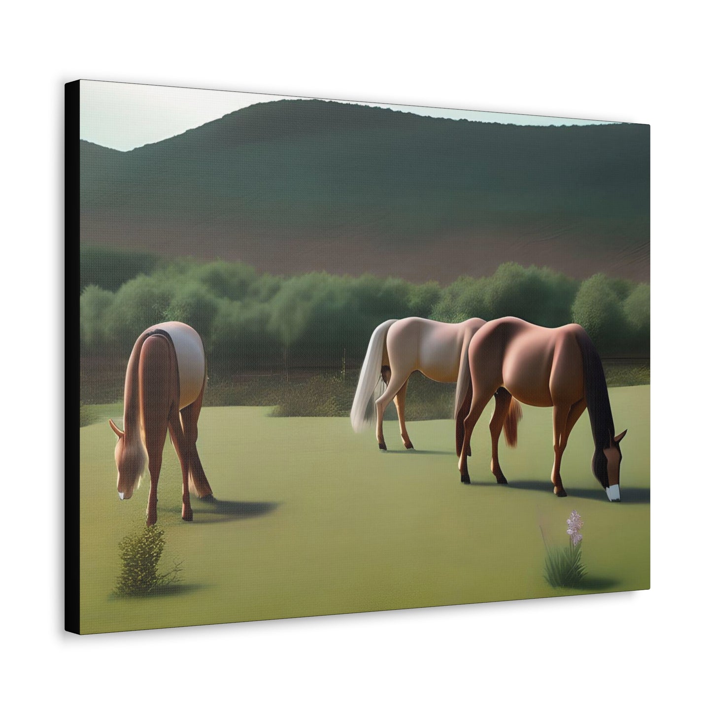 Canvas Gallery Wrap - Abstract Horses