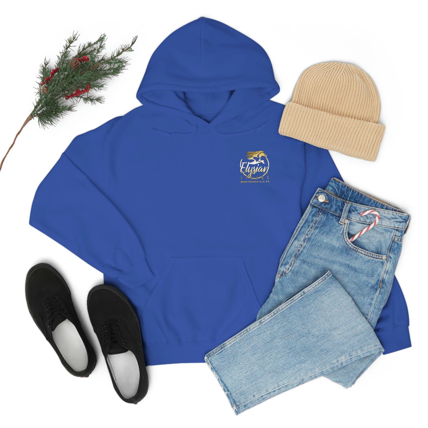 Elysian Fields - Adult Unisex Heavy Blend™ Hooded Sweatshirt - Color Logo