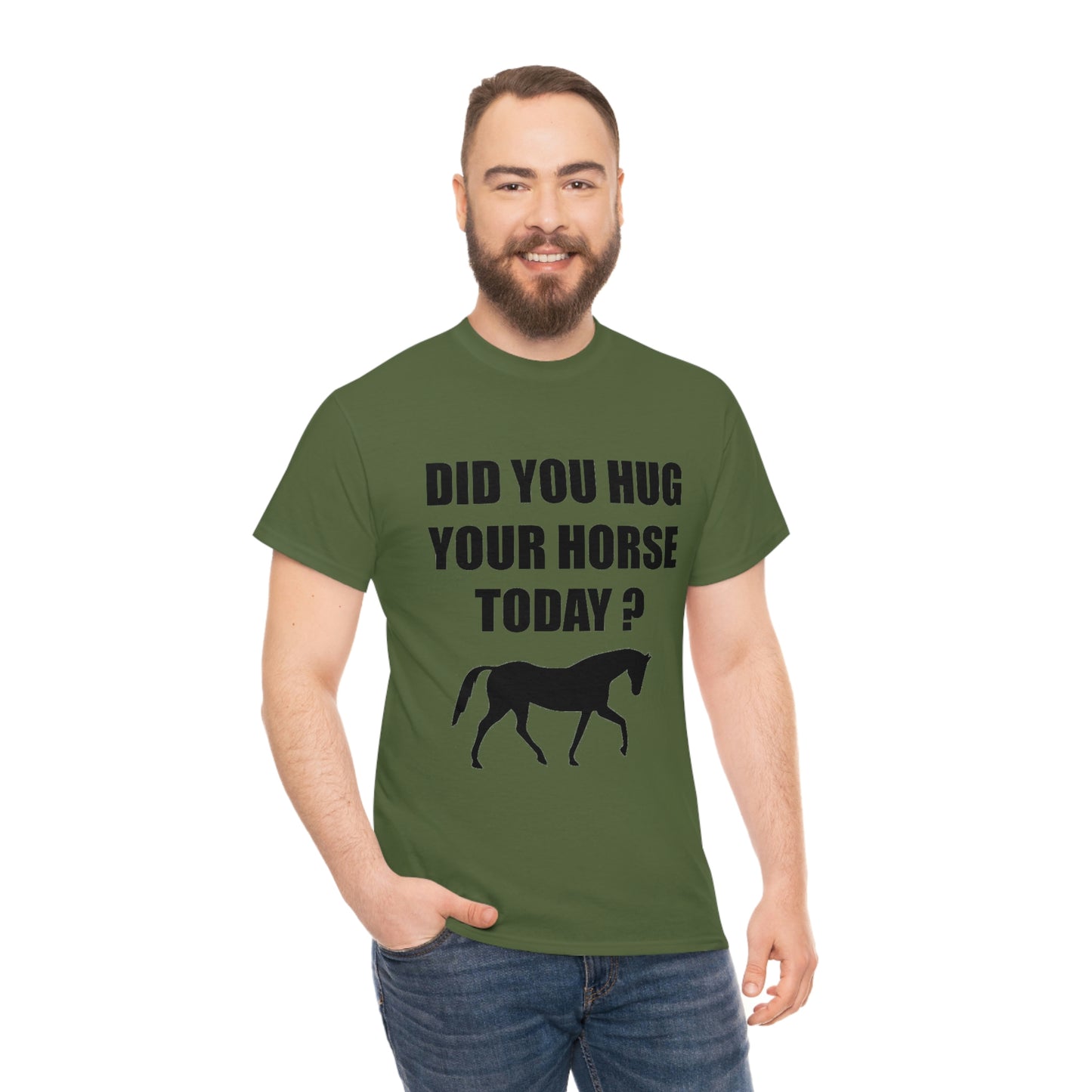 Horse Hugs - Adult Tee (Front Logo)