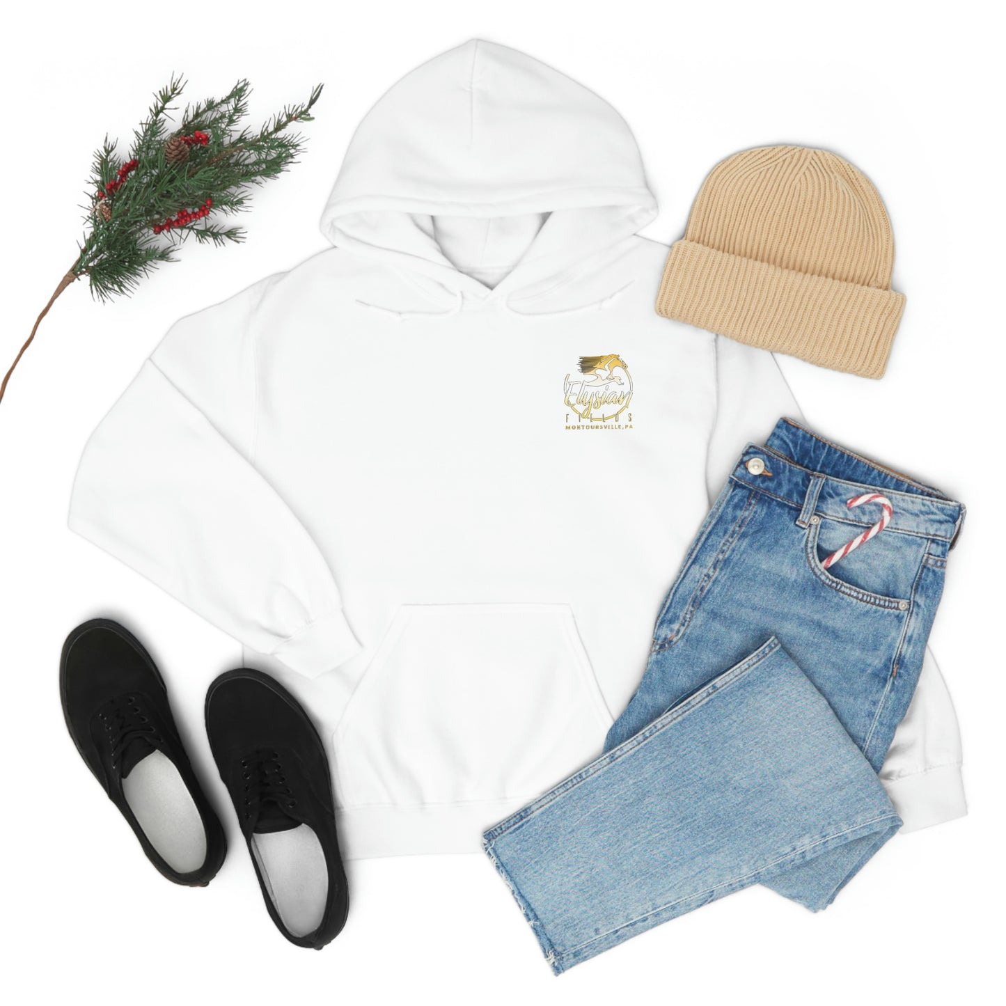Elysian Fields - Adult Unisex Heavy Blend™ Hooded Sweatshirt - Color Logo