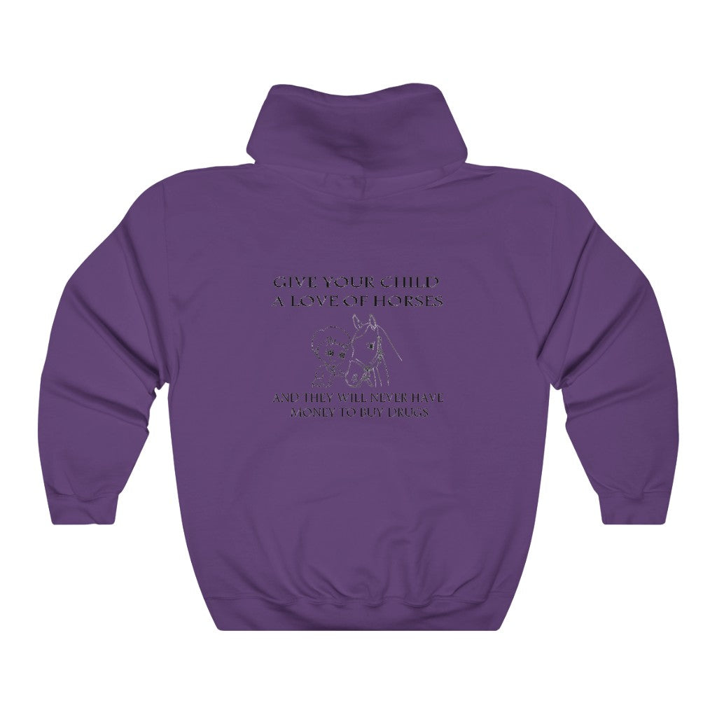 Say NO to Drugs - Adult Unisex Heavy Blend™ Hooded Sweatshirt - Black Print