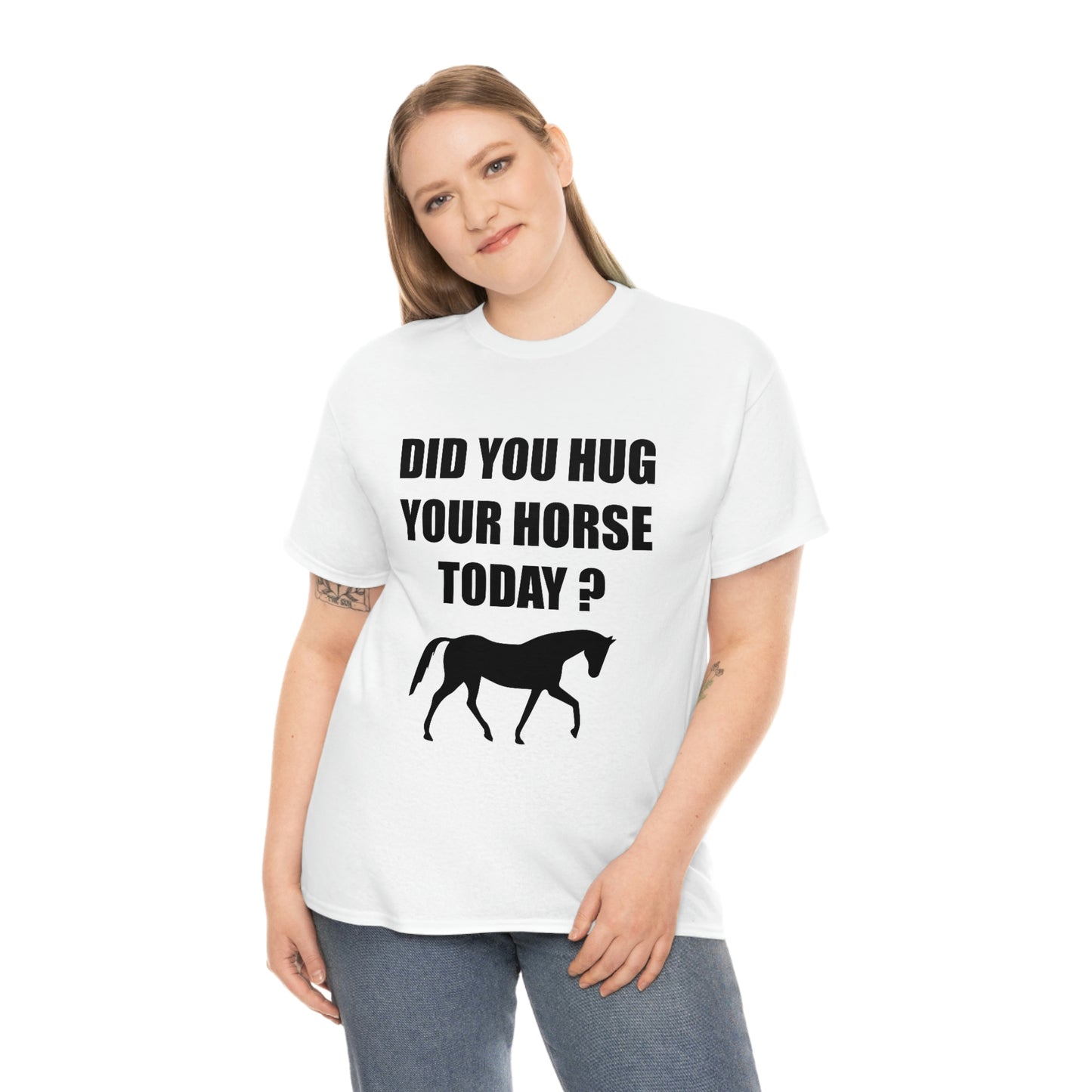 Horse Hugs - Adult Tee (Front Logo)