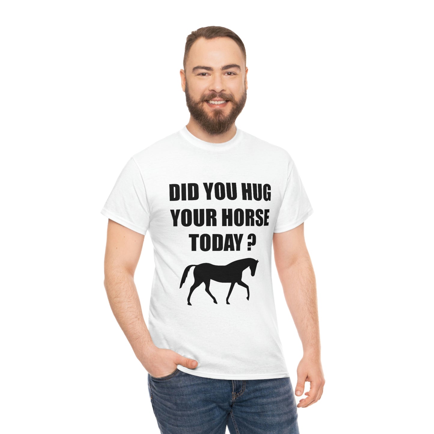 Horse Hugs - Adult Tee (Front Logo)