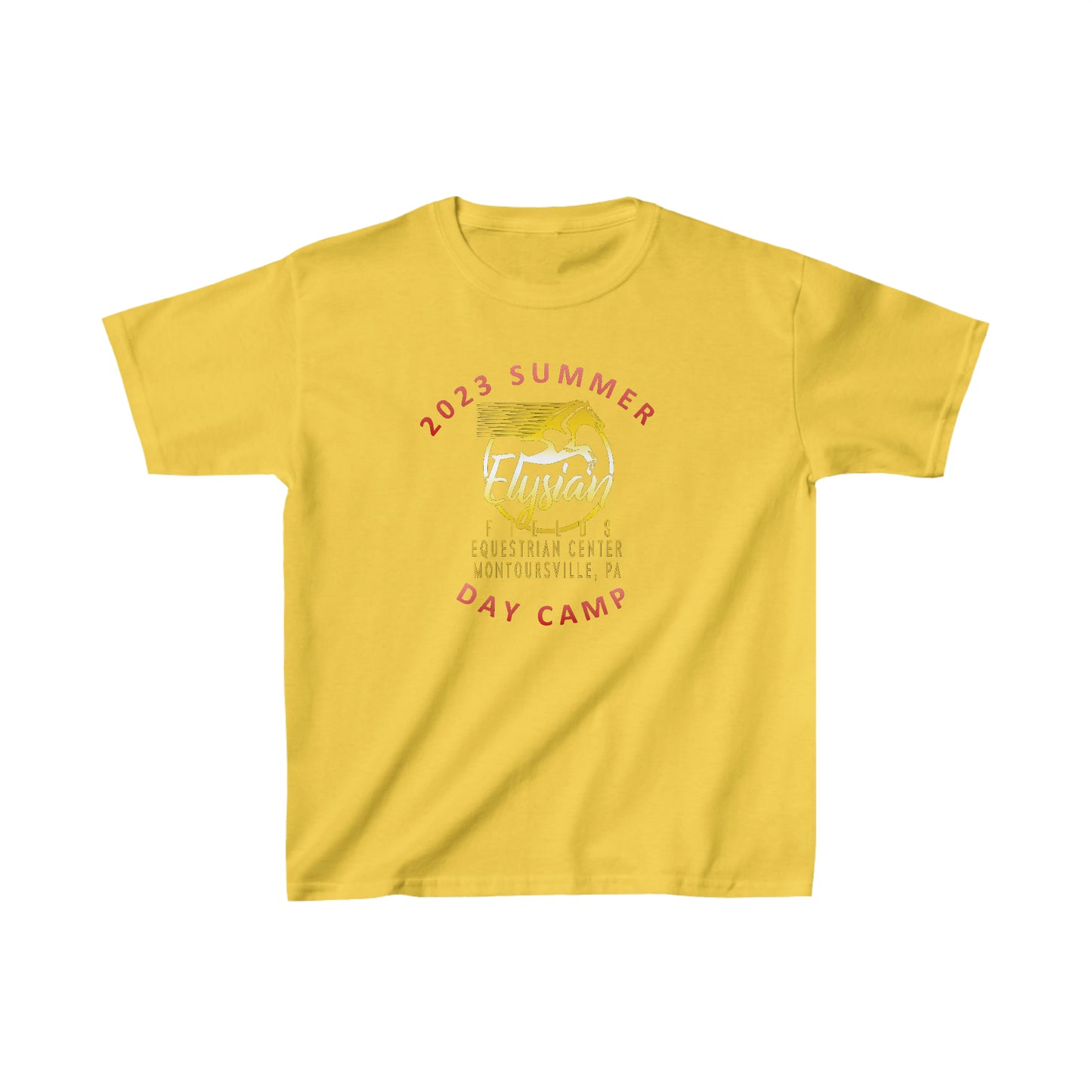 2023 Summer Day Camp at Elysian Fields - Kids Heavy Cotton™ Tee