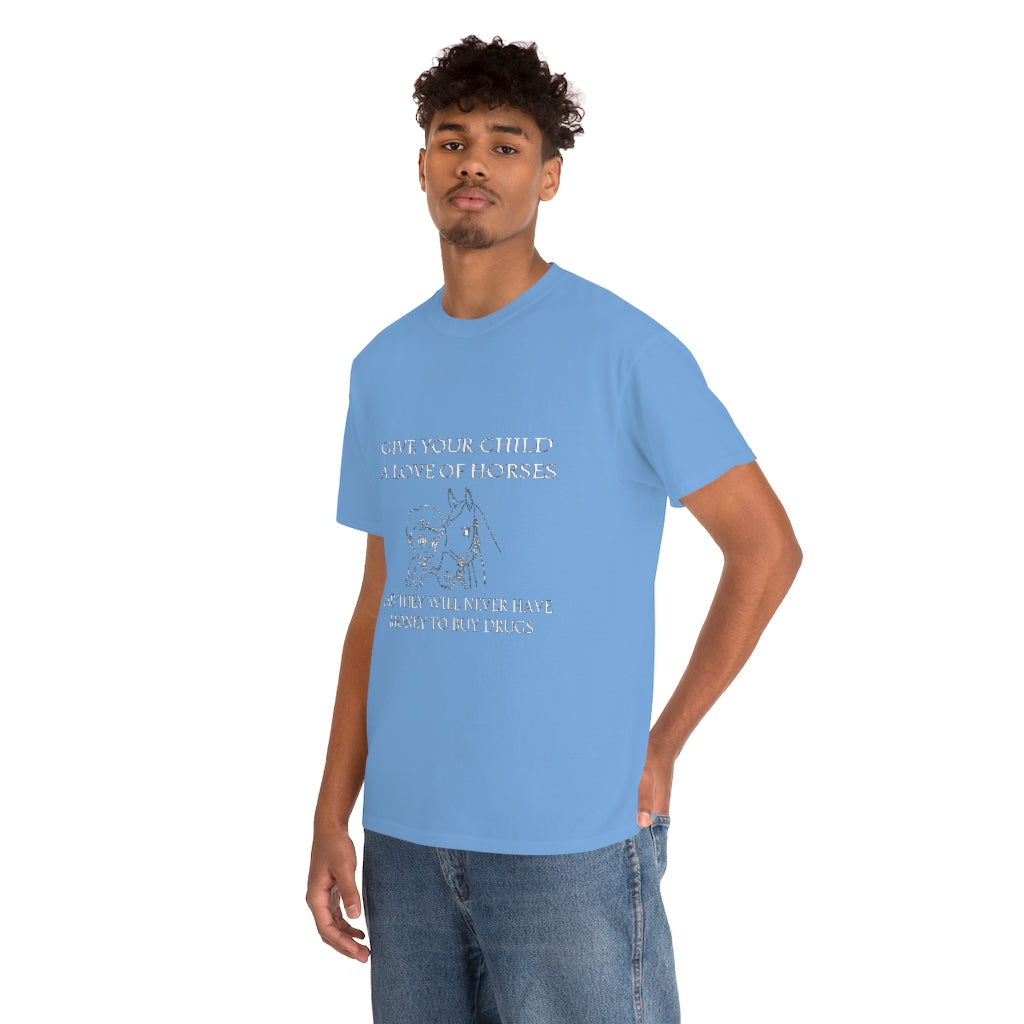Say NO to Drugs - Adult Tee (Front Logo) - White Print