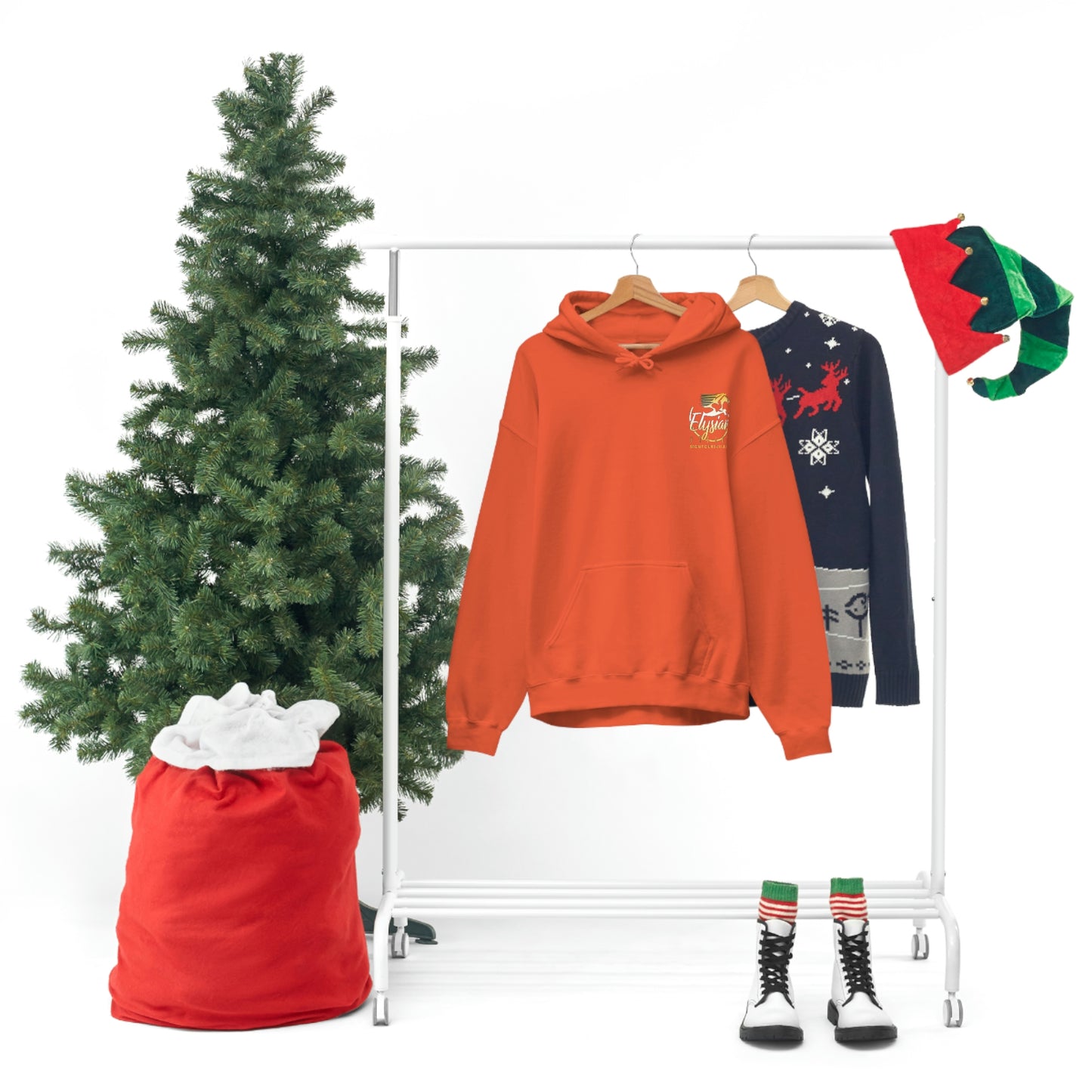 Elysian Fields - Adult Unisex Heavy Blend™ Hooded Sweatshirt - Color Logo
