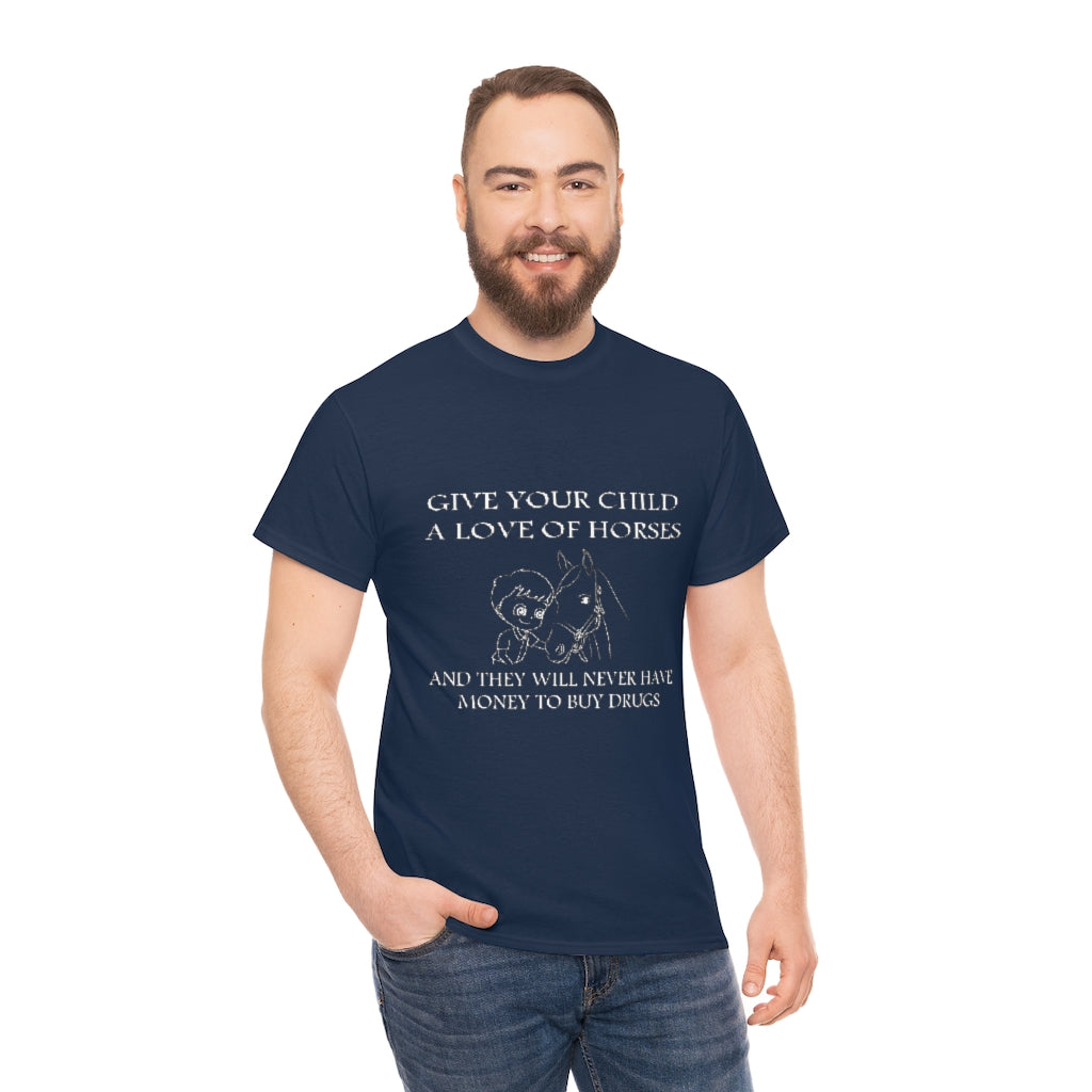 Say NO to Drugs - Adult Tee (Front Logo) - White Print