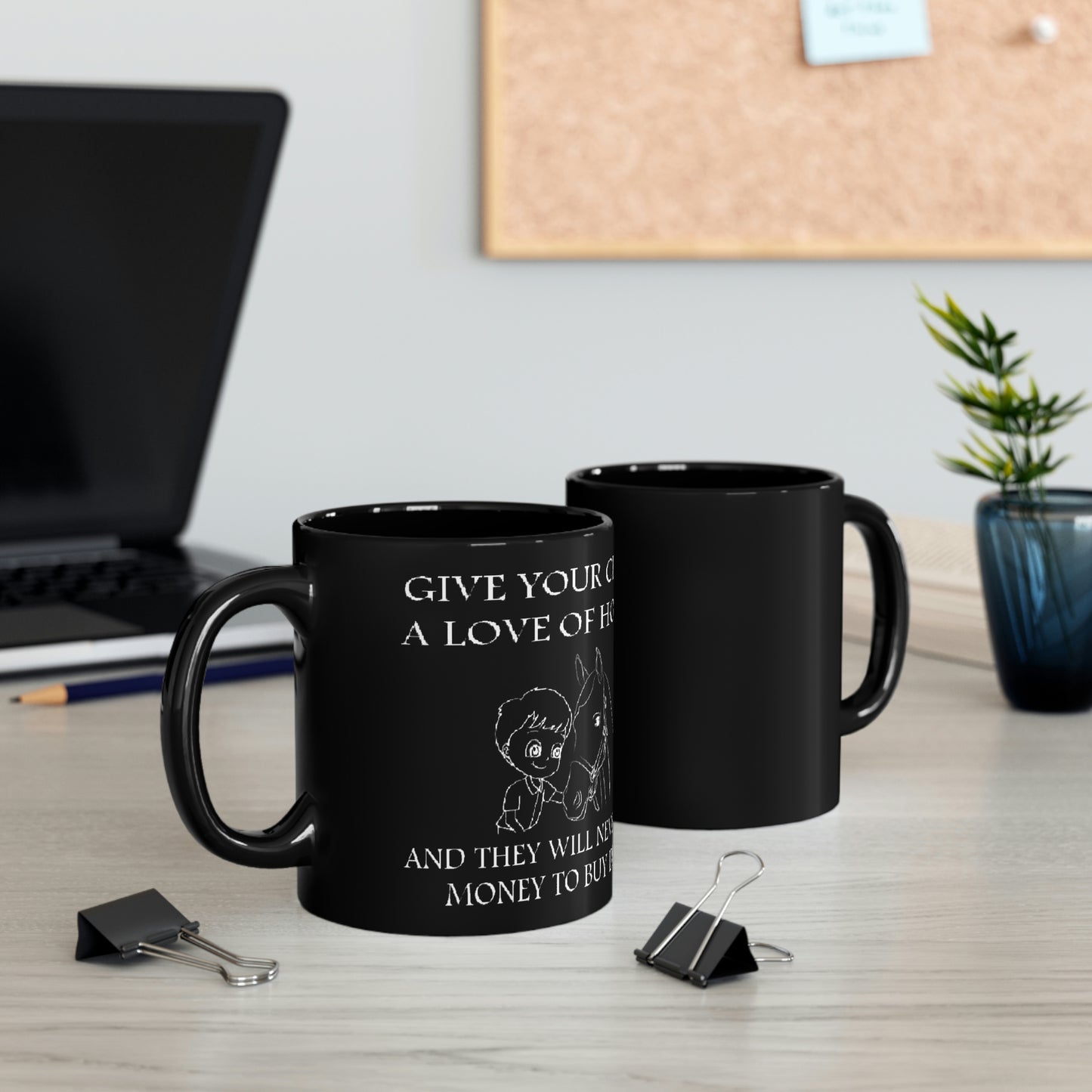 Say NO to Drugs - Black mug 11oz