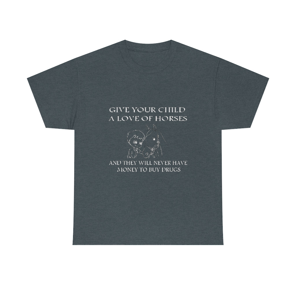 Say NO to Drugs - Adult Tee (Front Logo) - White Print