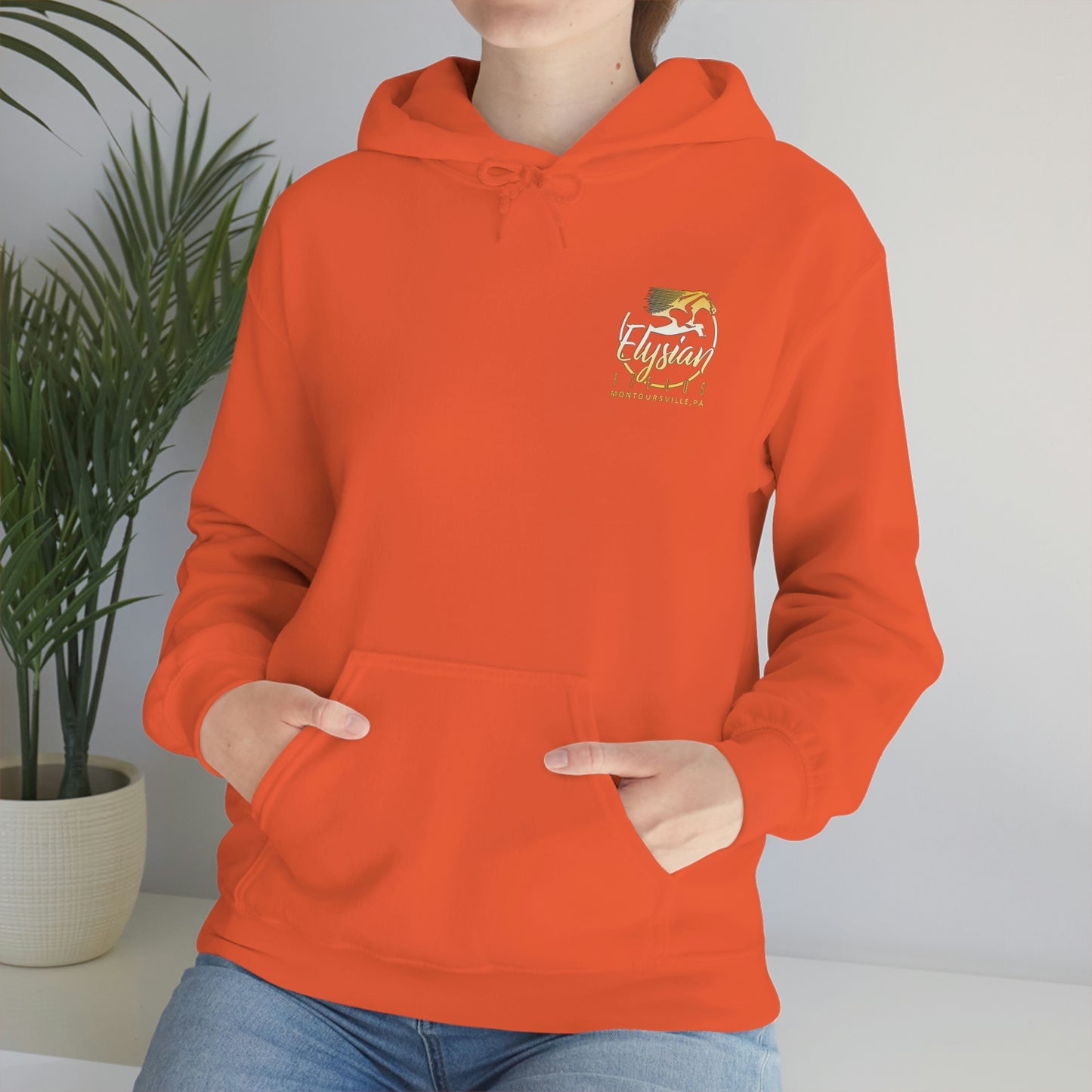 Elysian Fields - Adult Unisex Heavy Blend™ Hooded Sweatshirt - Color Logo