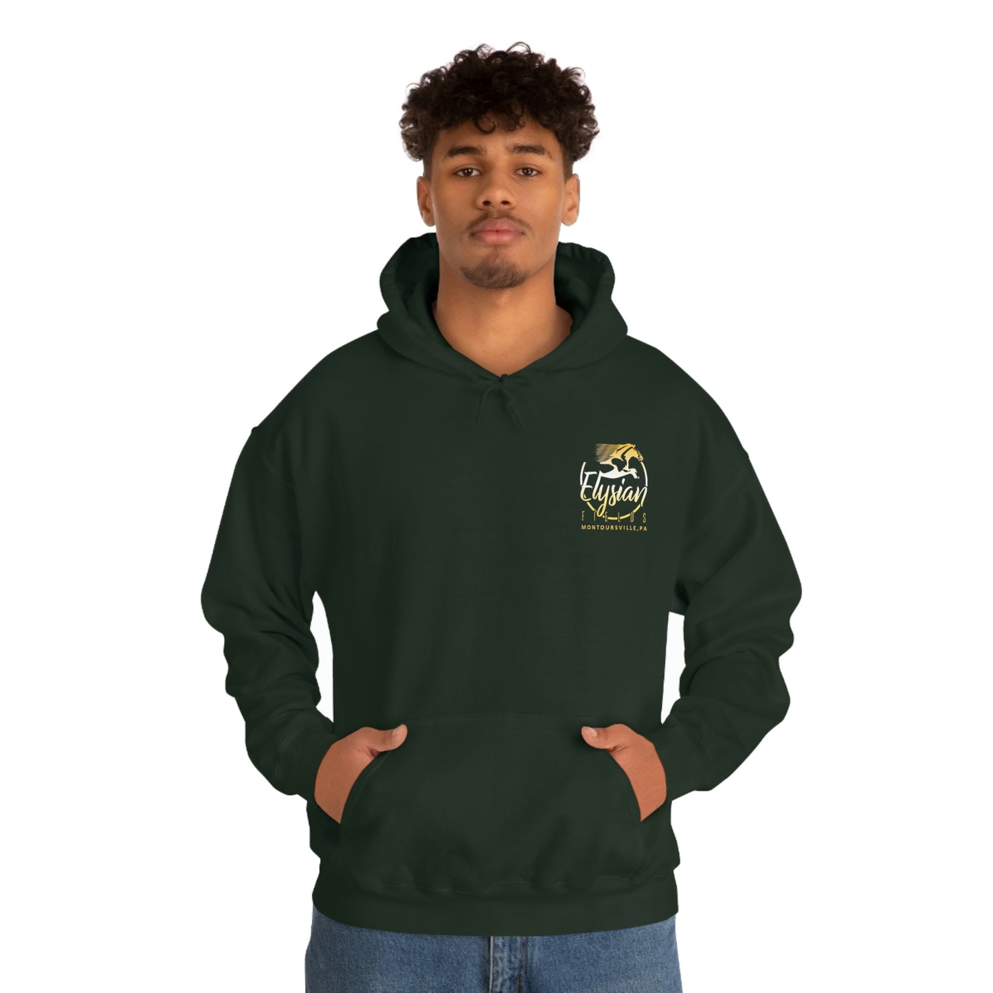 Elysian Fields - Adult Unisex Heavy Blend™ Hooded Sweatshirt - Color Logo