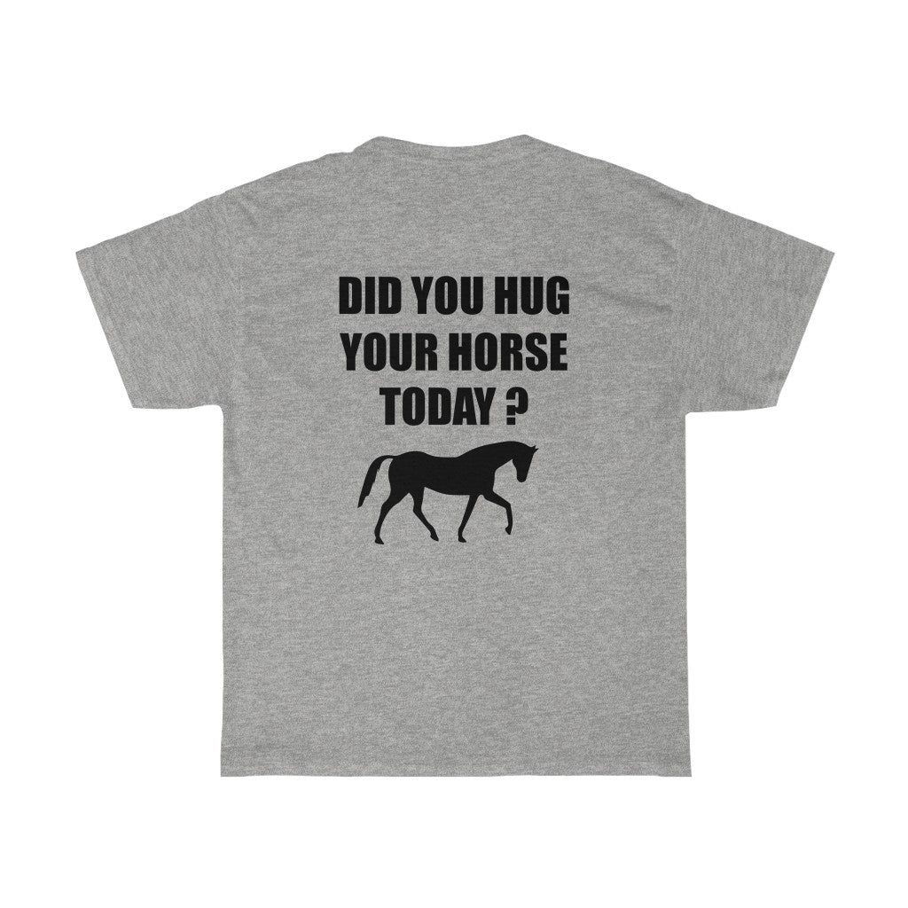 Horse Hugs - Adult Tee (Back Logo)