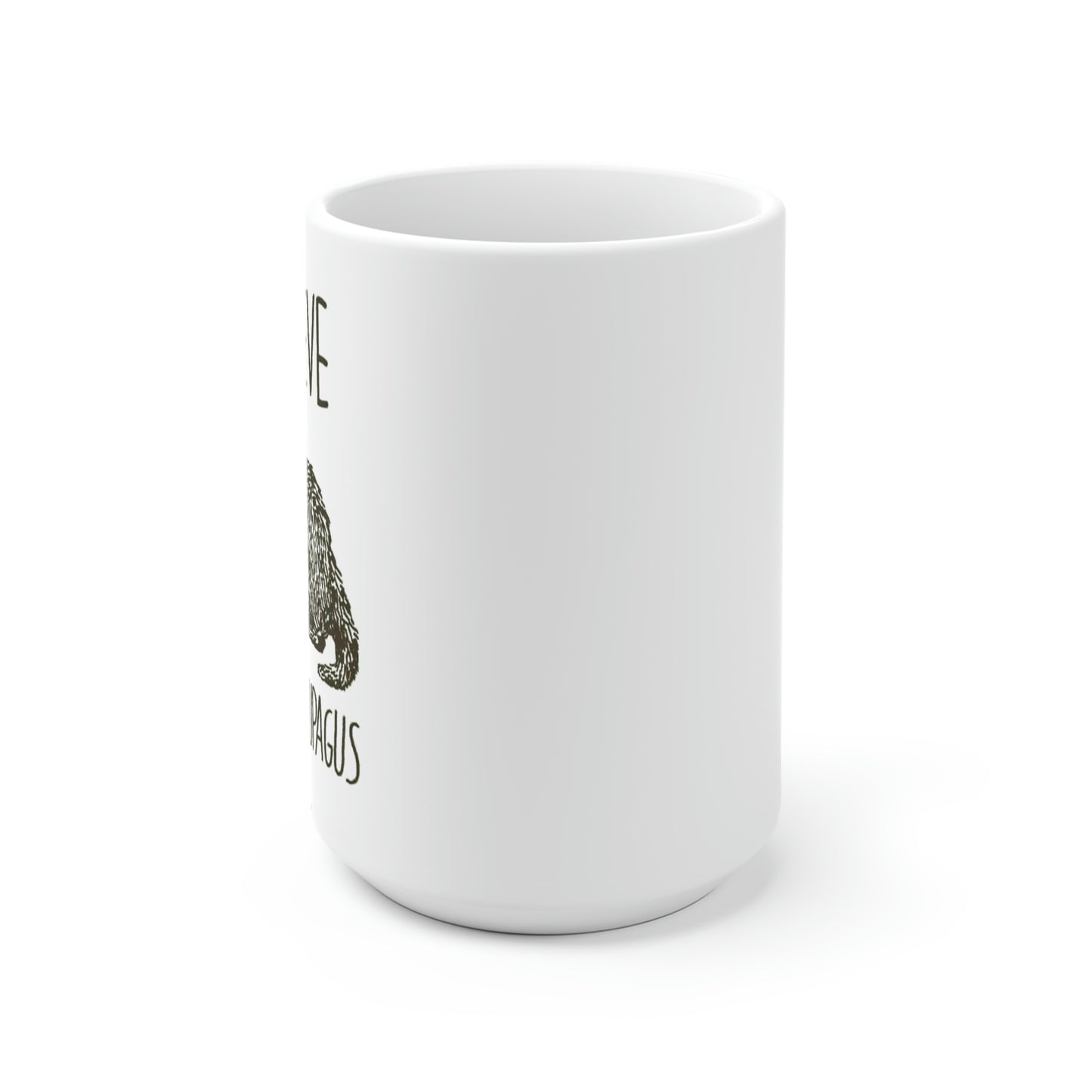 I believe in Snuffleupagus - White Ceramic Mug