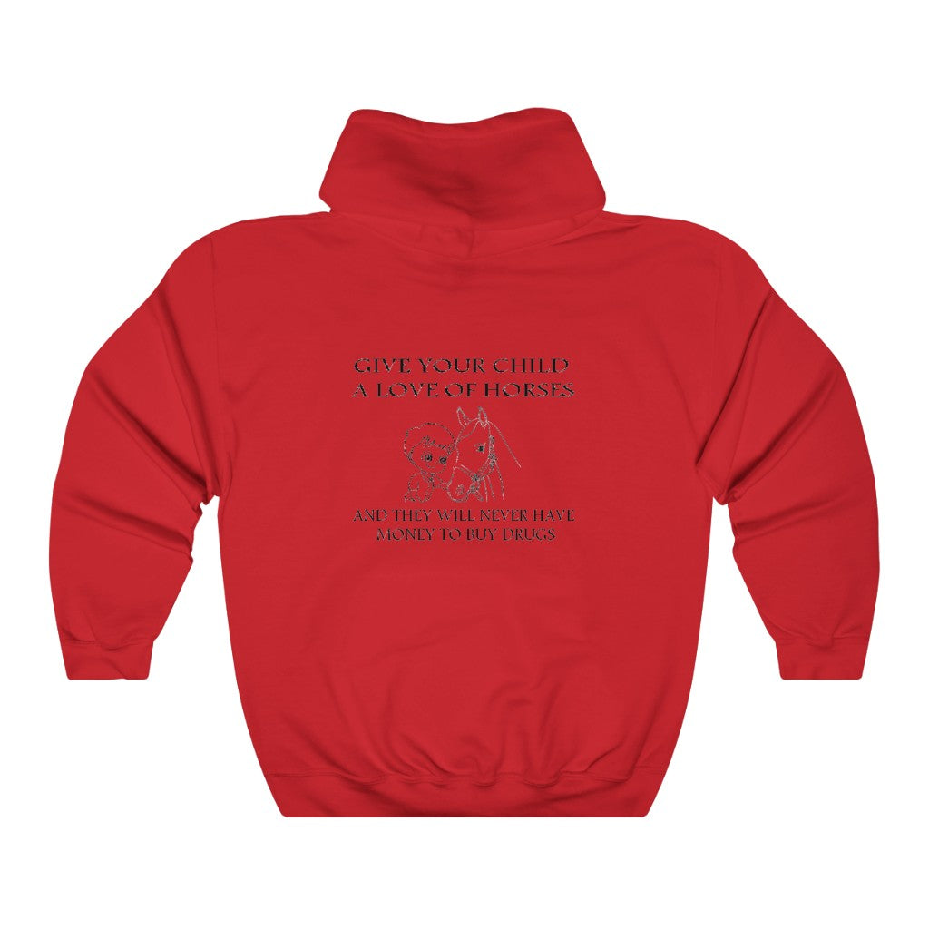 Say NO to Drugs - Adult Unisex Heavy Blend™ Hooded Sweatshirt - Black Print