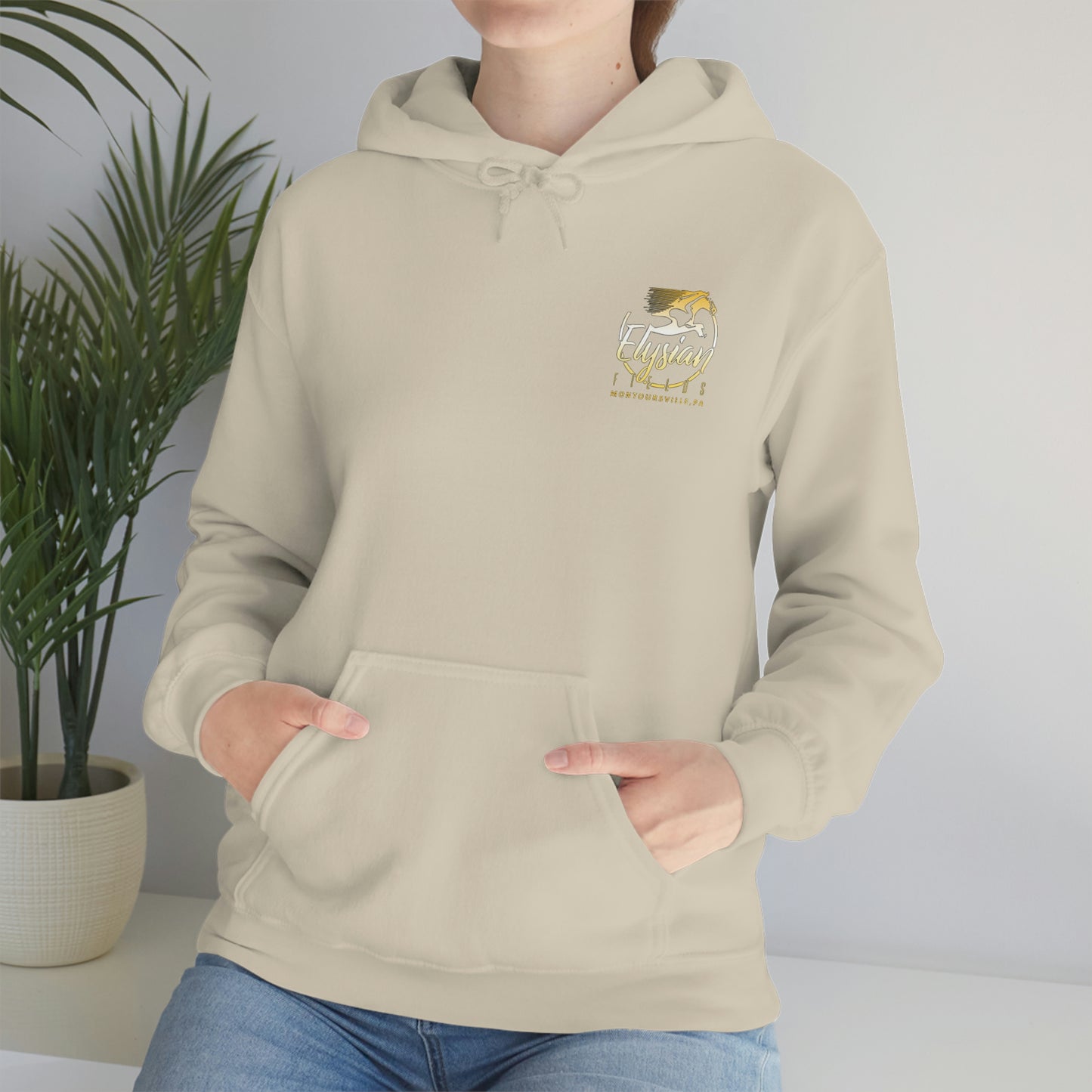 Elysian Fields - Adult Unisex Heavy Blend™ Hooded Sweatshirt - Color Logo