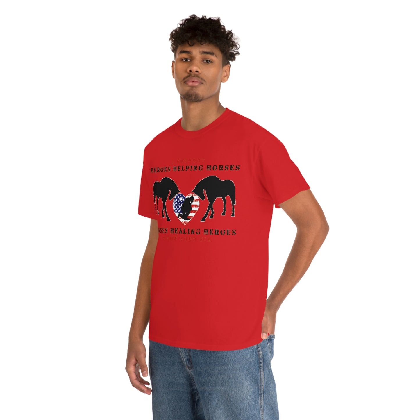 6H - Heart - Adult Tee (Front Logo)