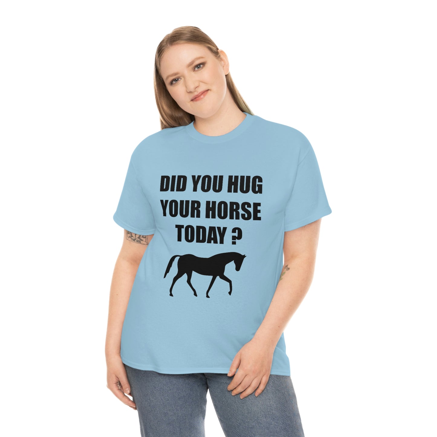 Horse Hugs - Adult Tee (Front Logo)