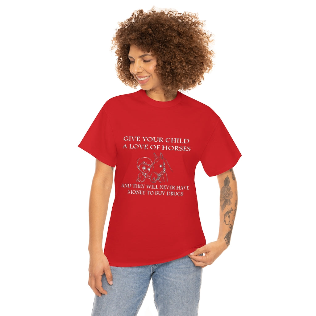 Say NO to Drugs - Adult Tee (Front Logo) - White Print