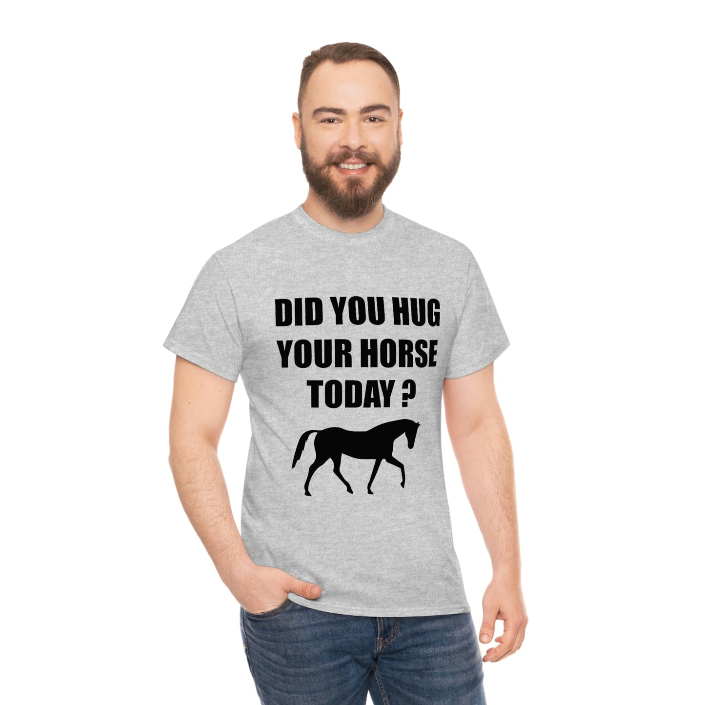Horse Hugs - Adult Tee (Front Logo)