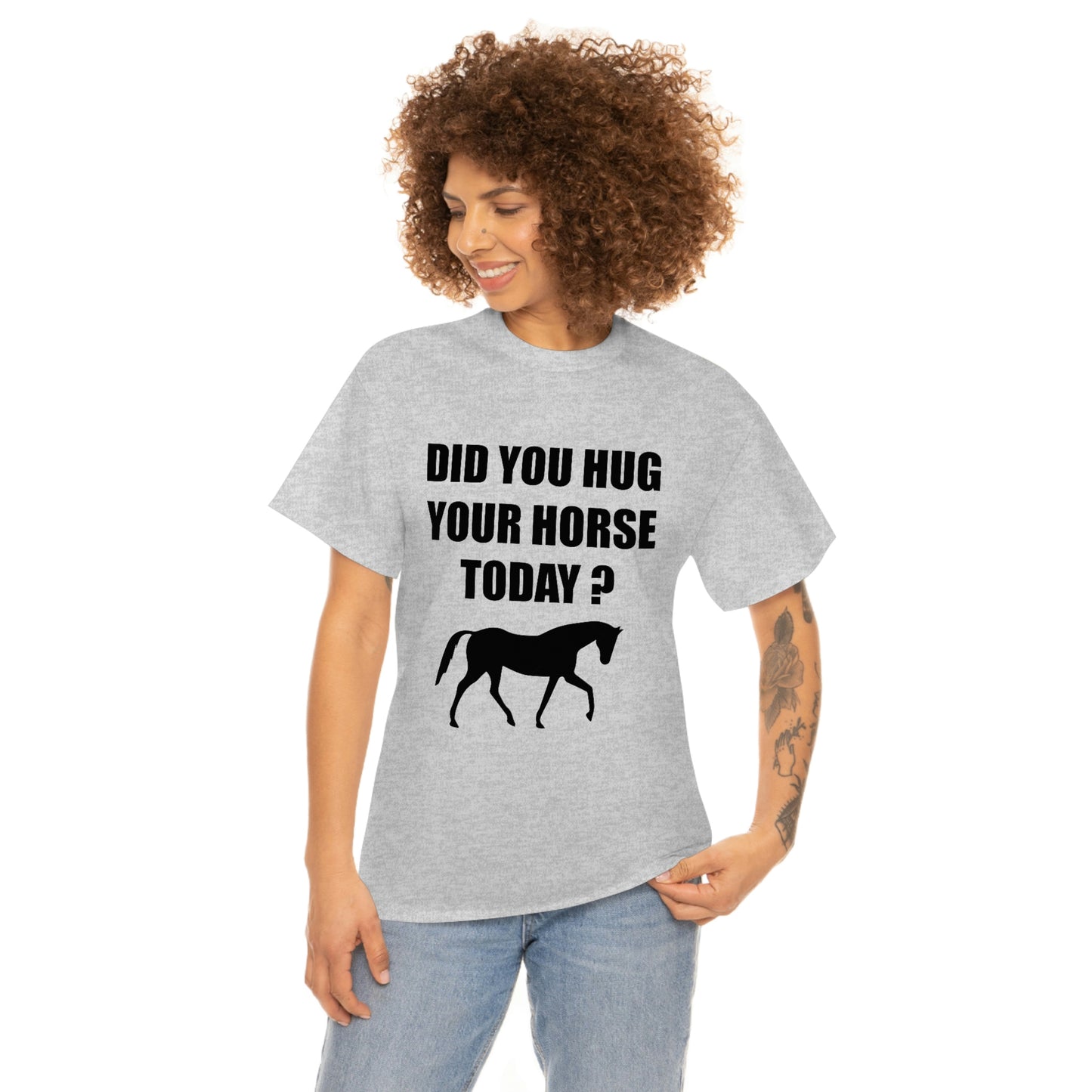 Horse Hugs - Adult Tee (Front Logo)