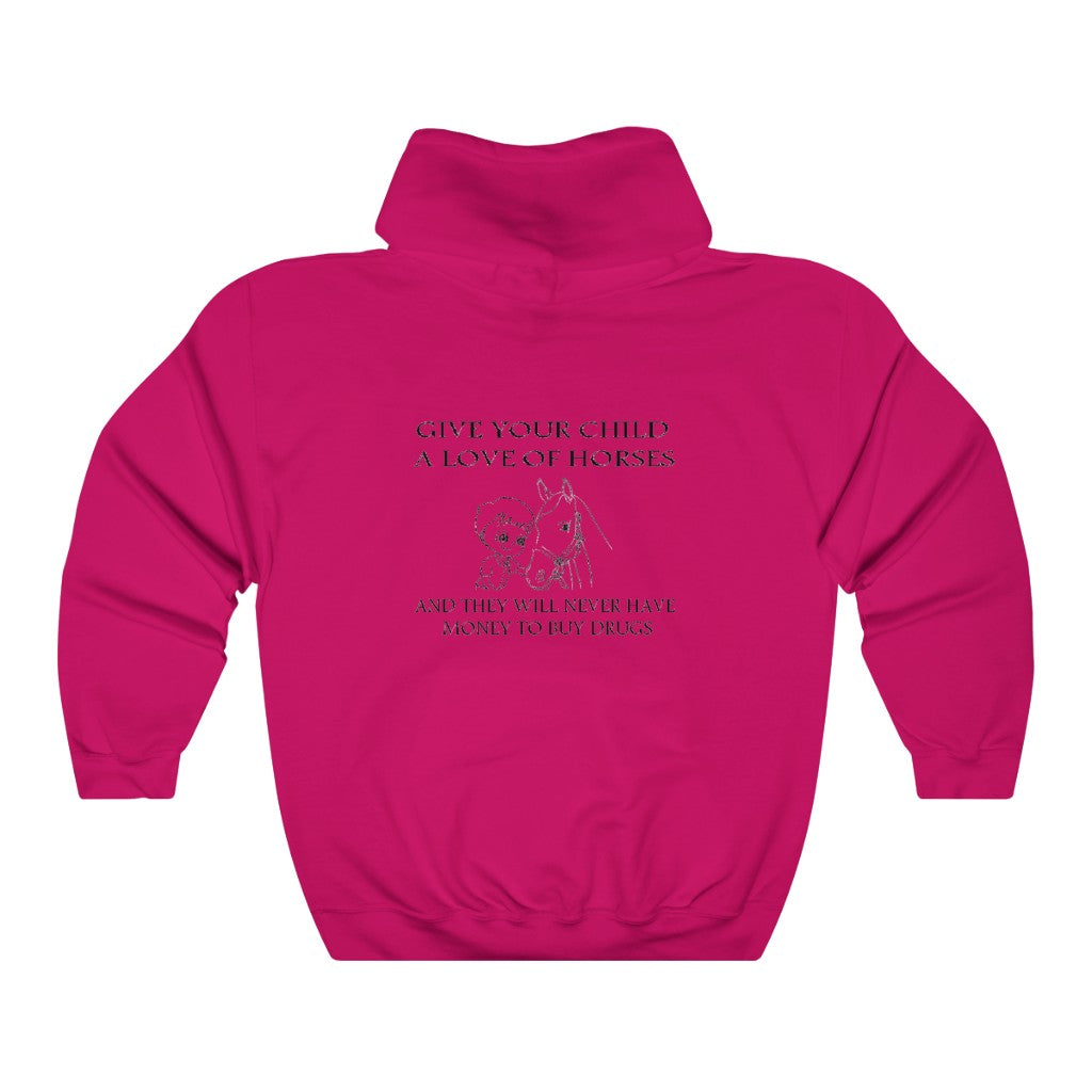 Say NO to Drugs - Adult Unisex Heavy Blend™ Hooded Sweatshirt - Black Print