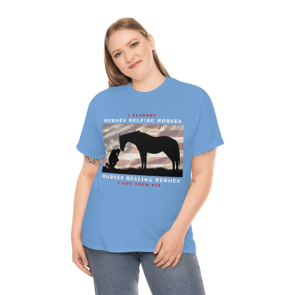 6H - Adult Tee (Front Logo) - White Lettering