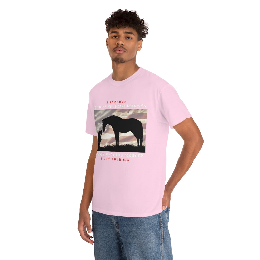 6H - Adult Tee (Front Logo) - White Lettering