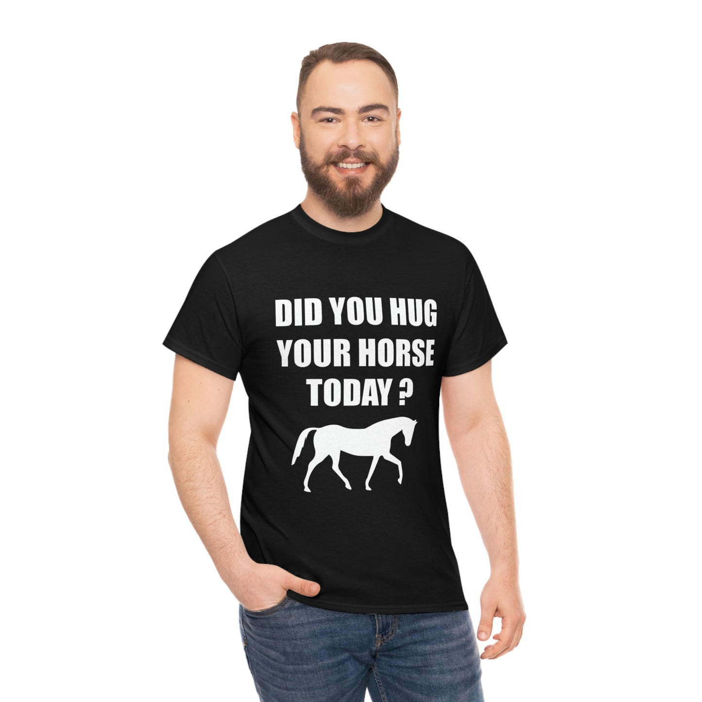 Horse Hugs - Adult Tee (Front Logo)