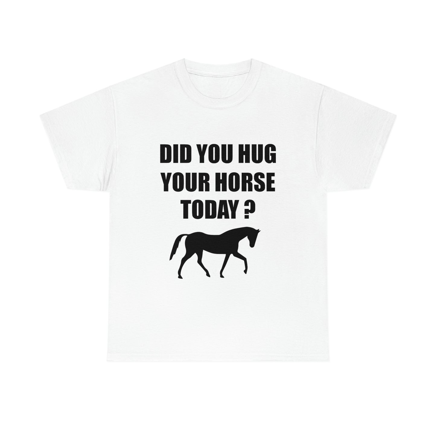 Horse Hugs - Adult Tee (Front Logo)