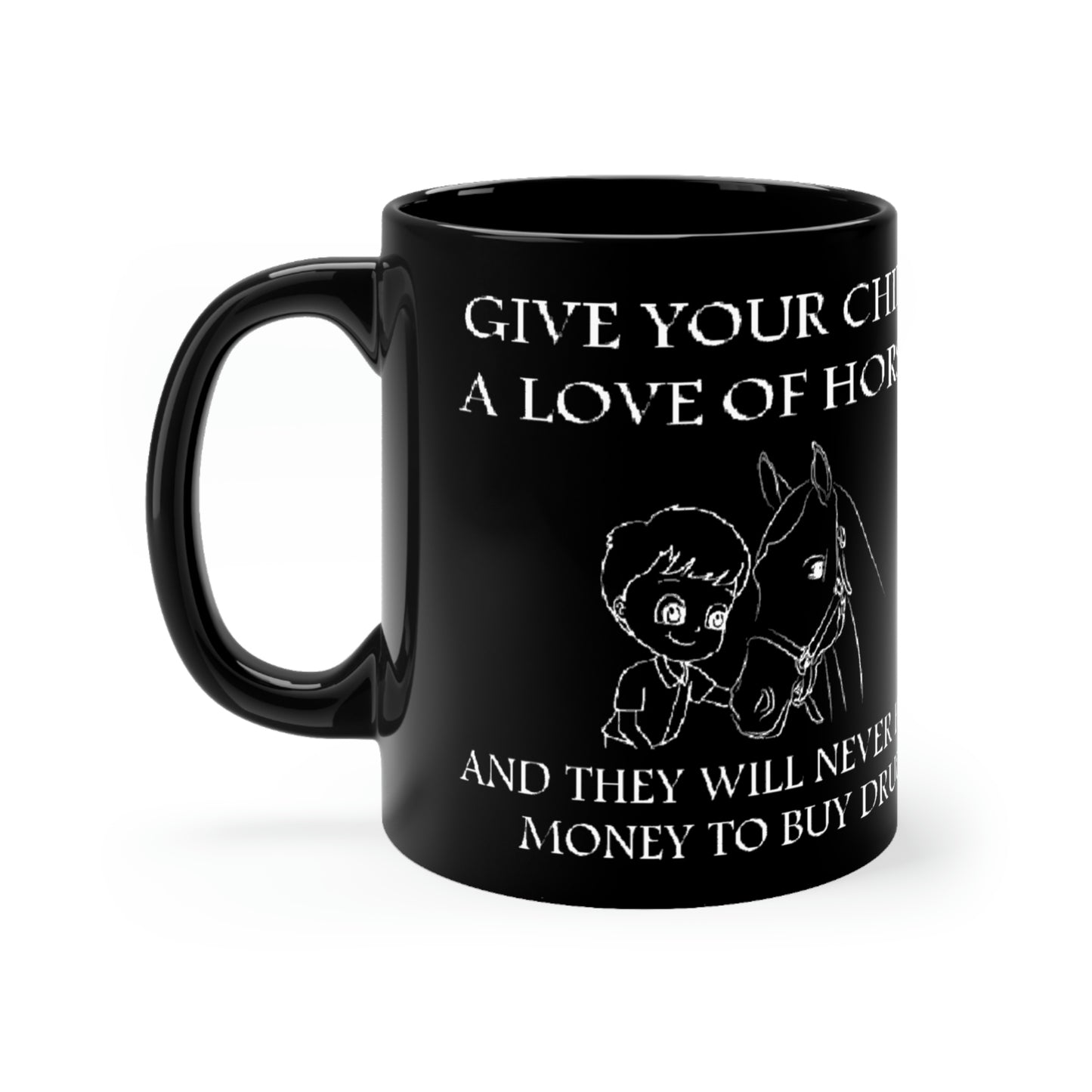 Say NO to Drugs - Black mug 11oz