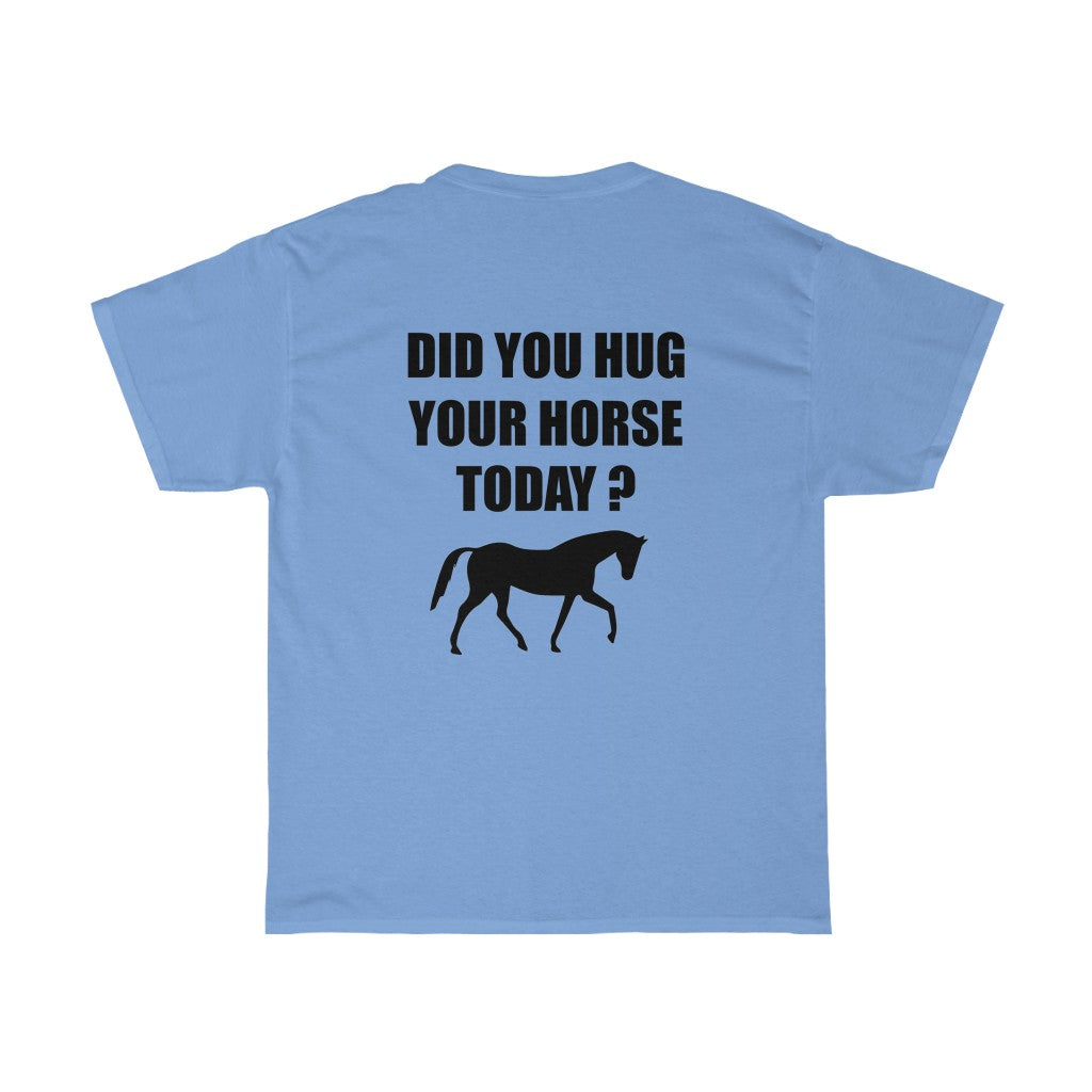 Horse Hugs - Adult Tee (Back Logo)