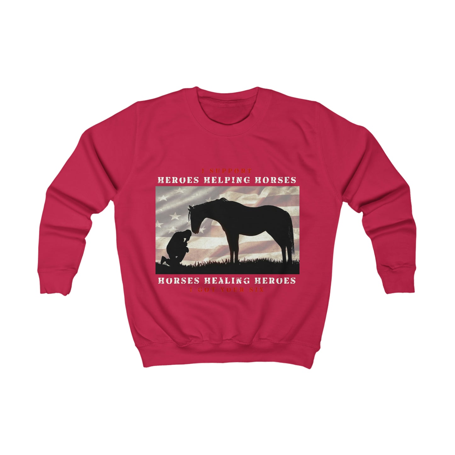 6H - Kids Sweatshirt - White Lettering