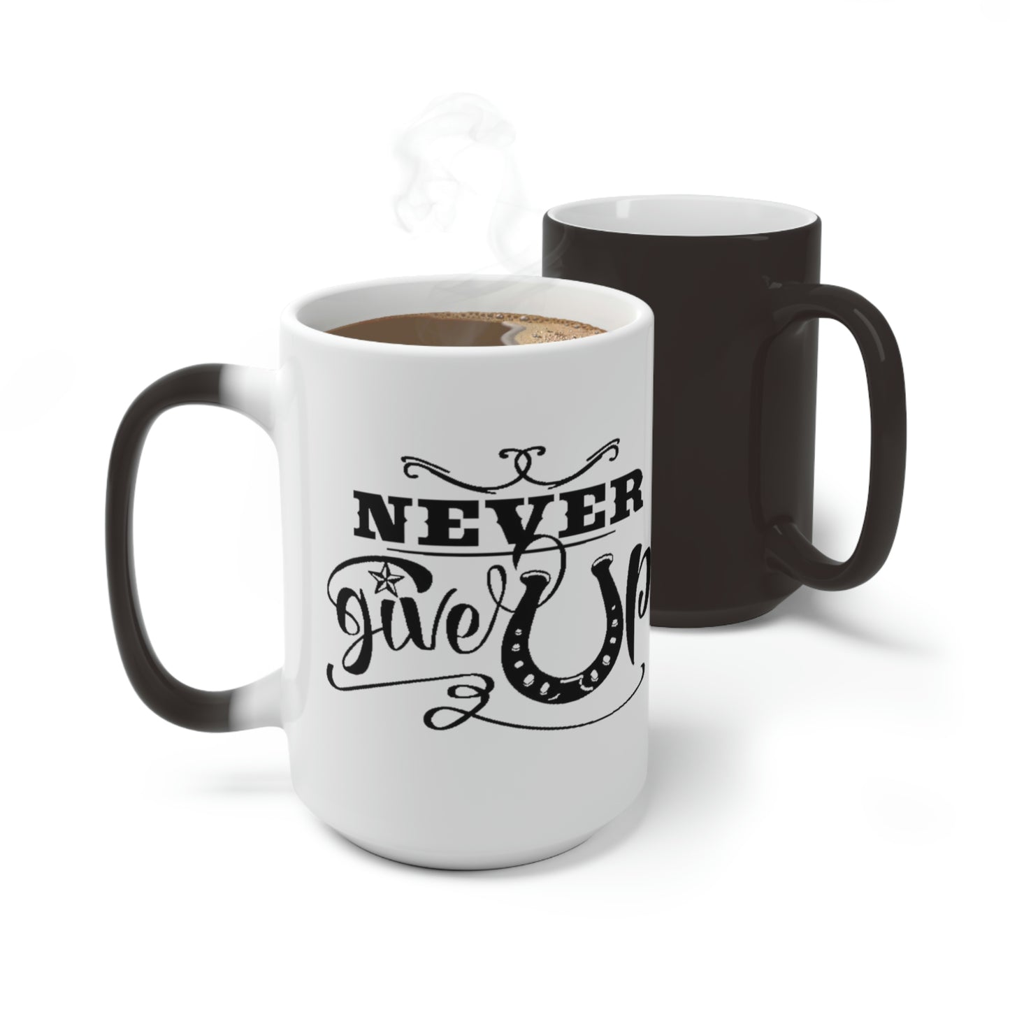 Never Give Up - Color Changing Mug