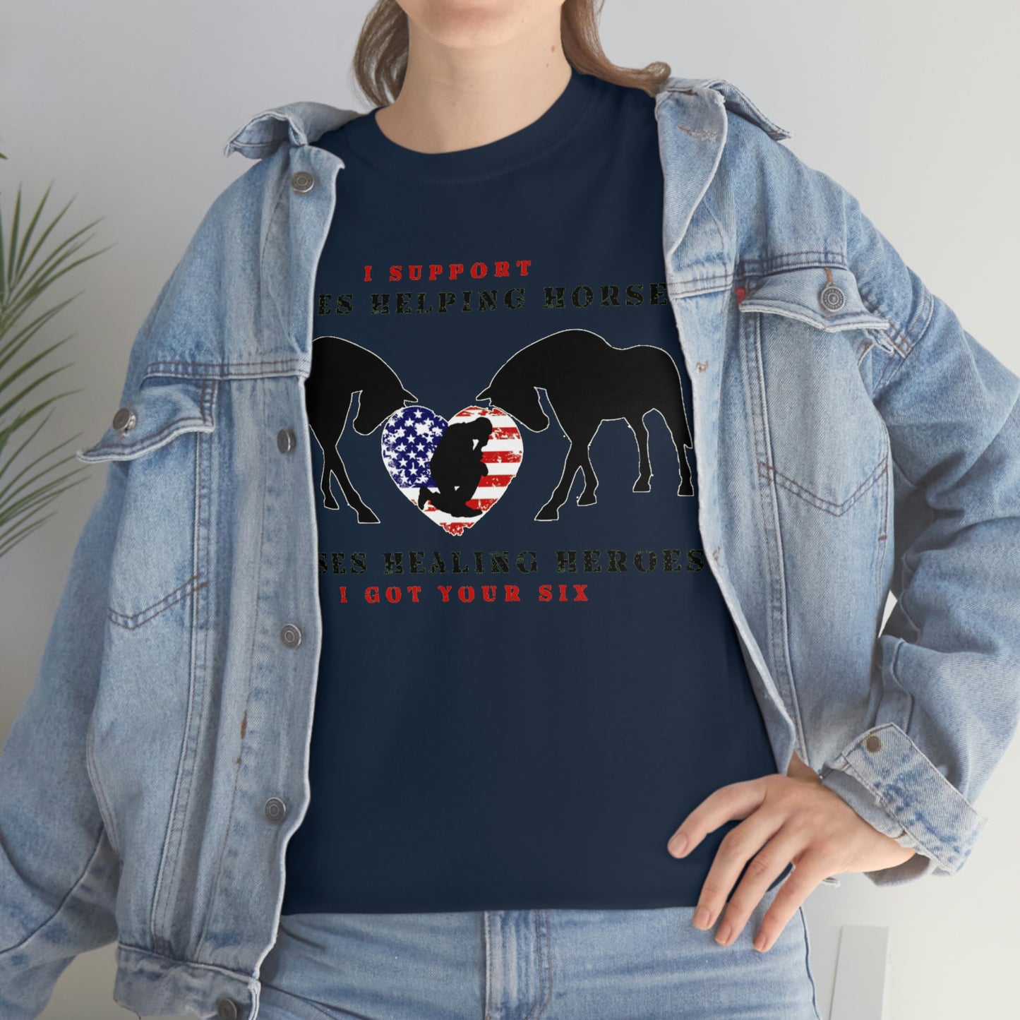6H - Heart - Adult Tee (Front Logo)