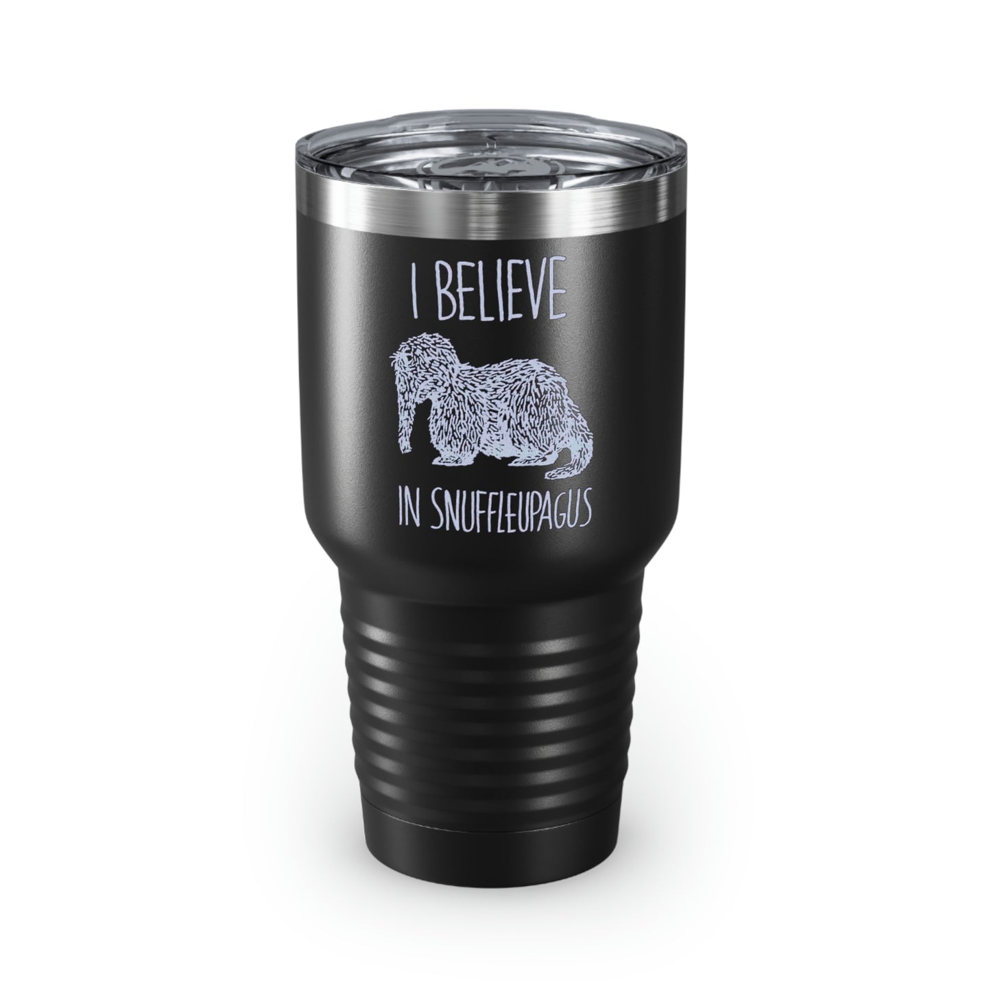 I believe in Snuffleupagus - Ringneck Tumbler, 30oz