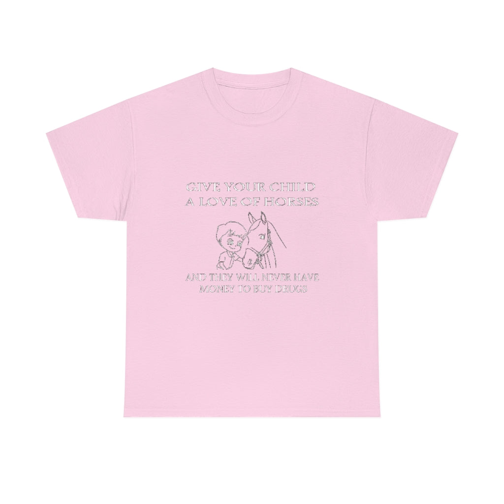 Say NO to Drugs - Adult Tee (Front Logo) - White Print