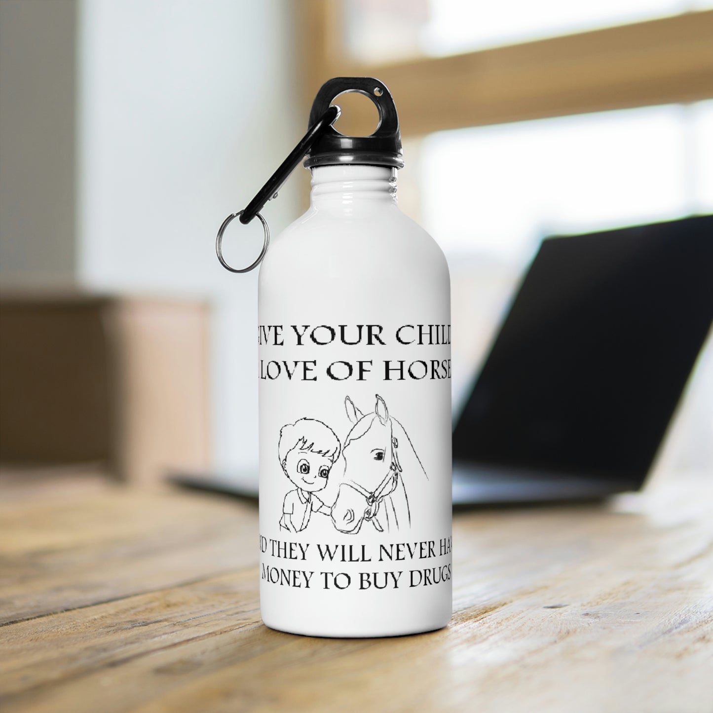 Say NO to Drugs - Stainless Steel Water Bottle