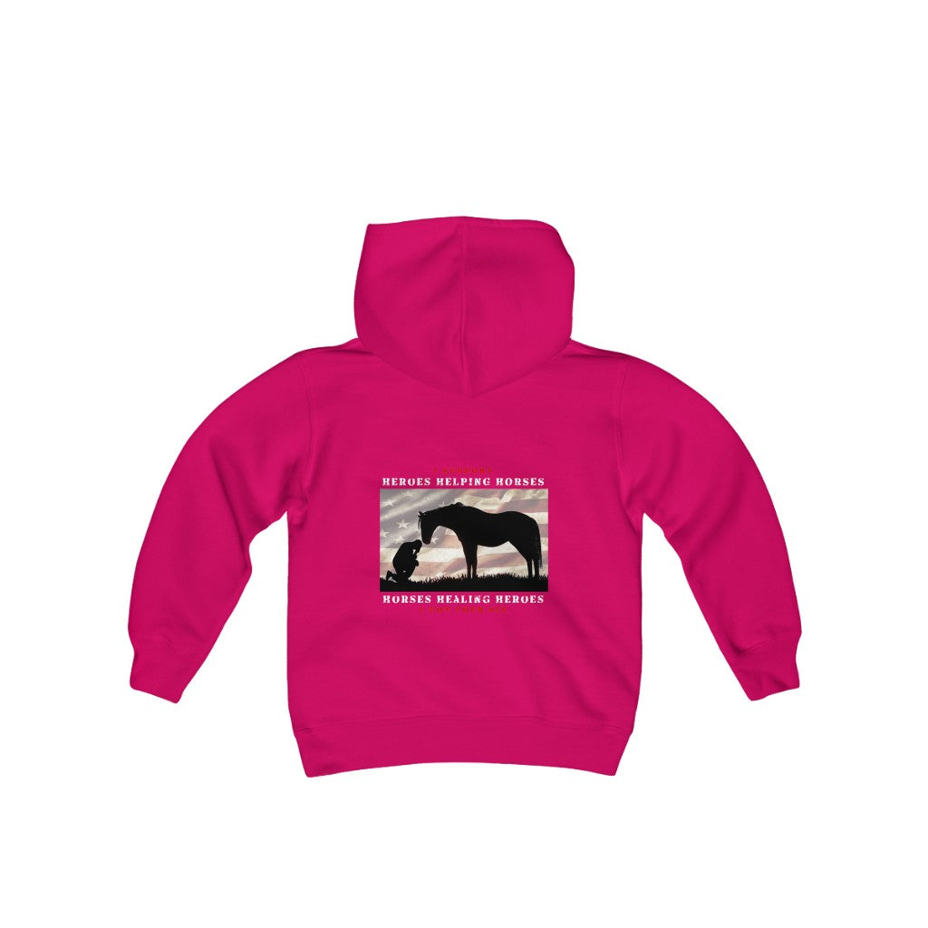 6H - Youth Hoodie - White Lettering (Back Logo)
