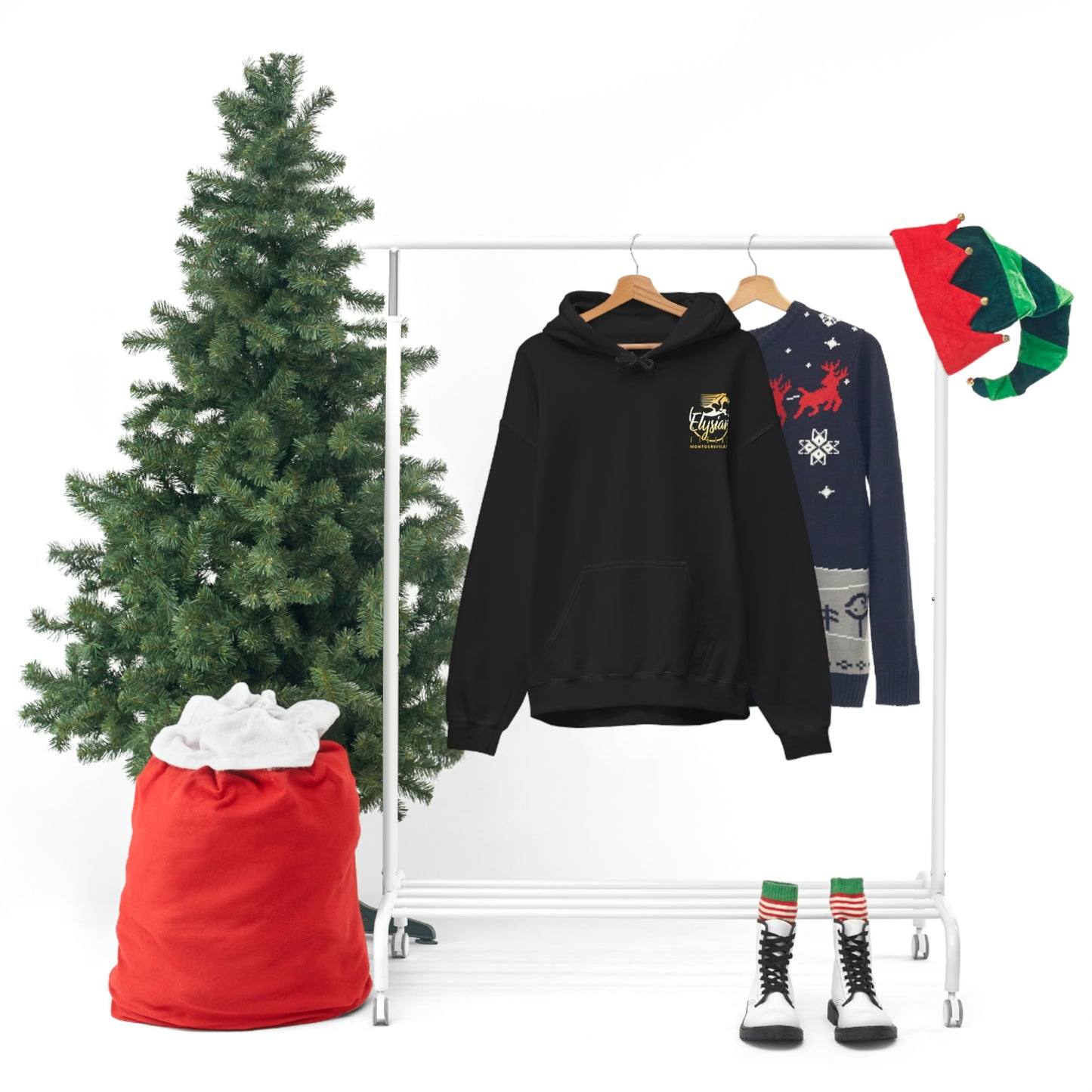 Elysian Fields - Adult Unisex Heavy Blend™ Hooded Sweatshirt - Color Logo