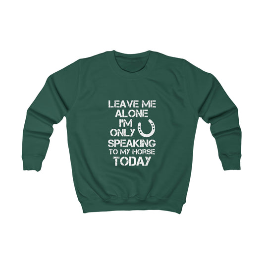 Leave Me Alone - Kids Sweatshirt