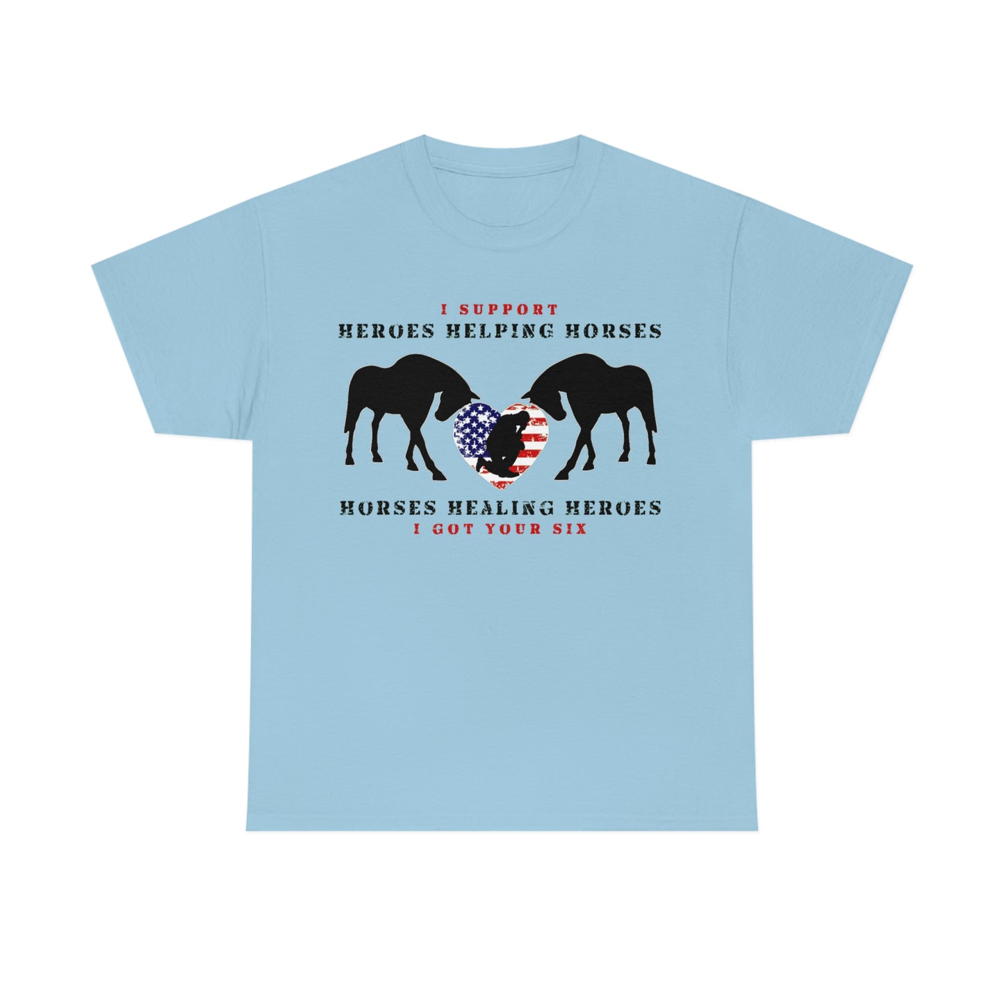 6H - Heart - Adult Tee (Front Logo)