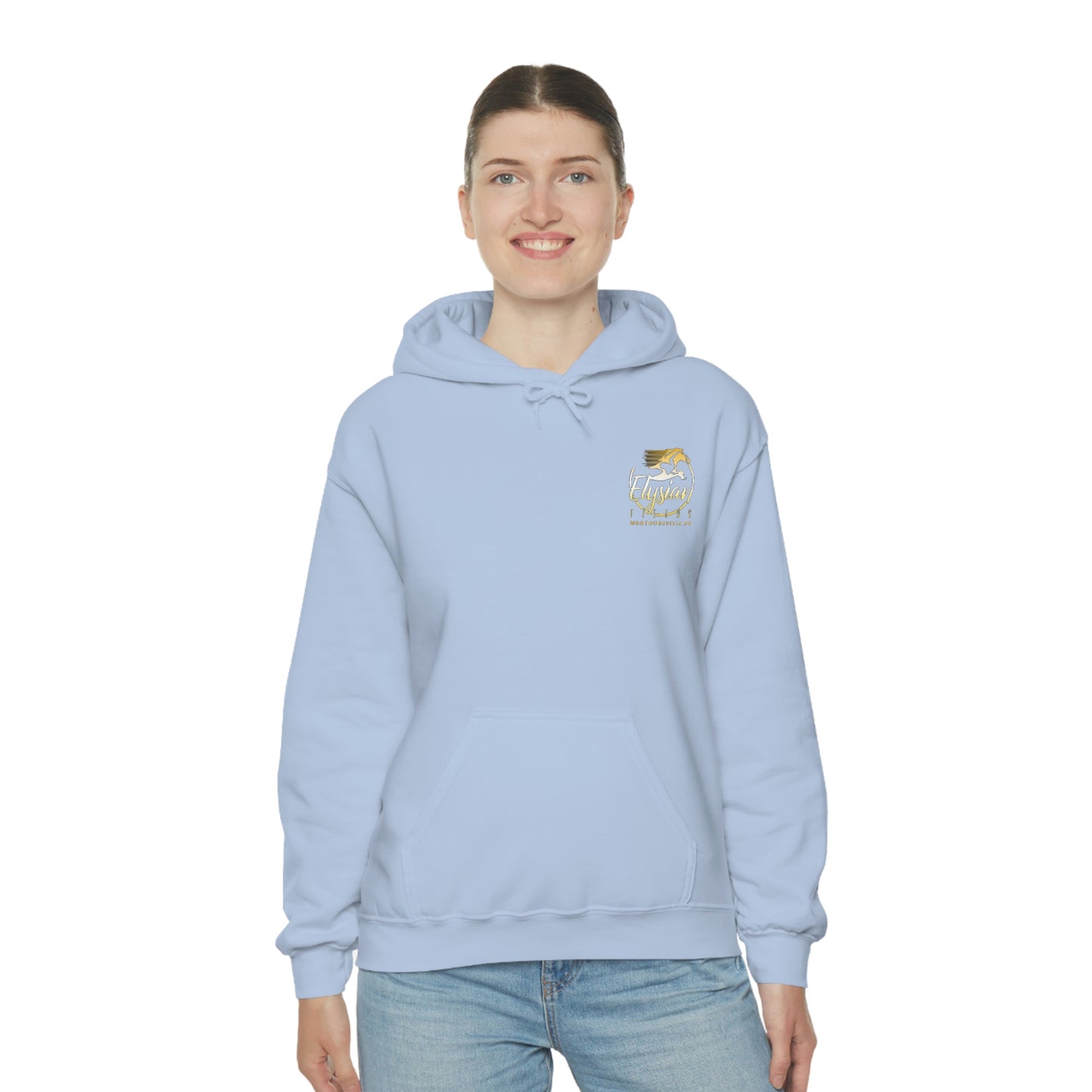 Elysian Fields - Adult Unisex Heavy Blend™ Hooded Sweatshirt - Color Logo