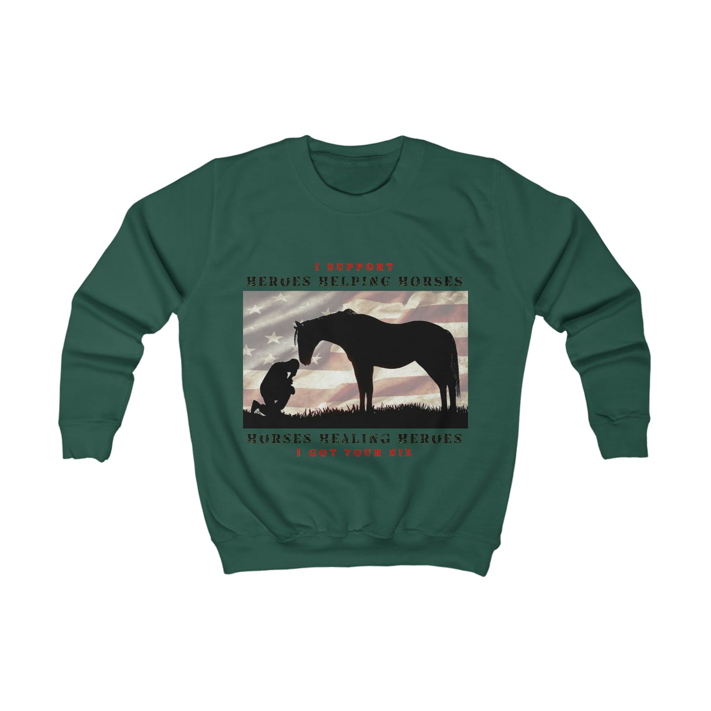 6H - Kids Sweatshirt - Black Lettering
