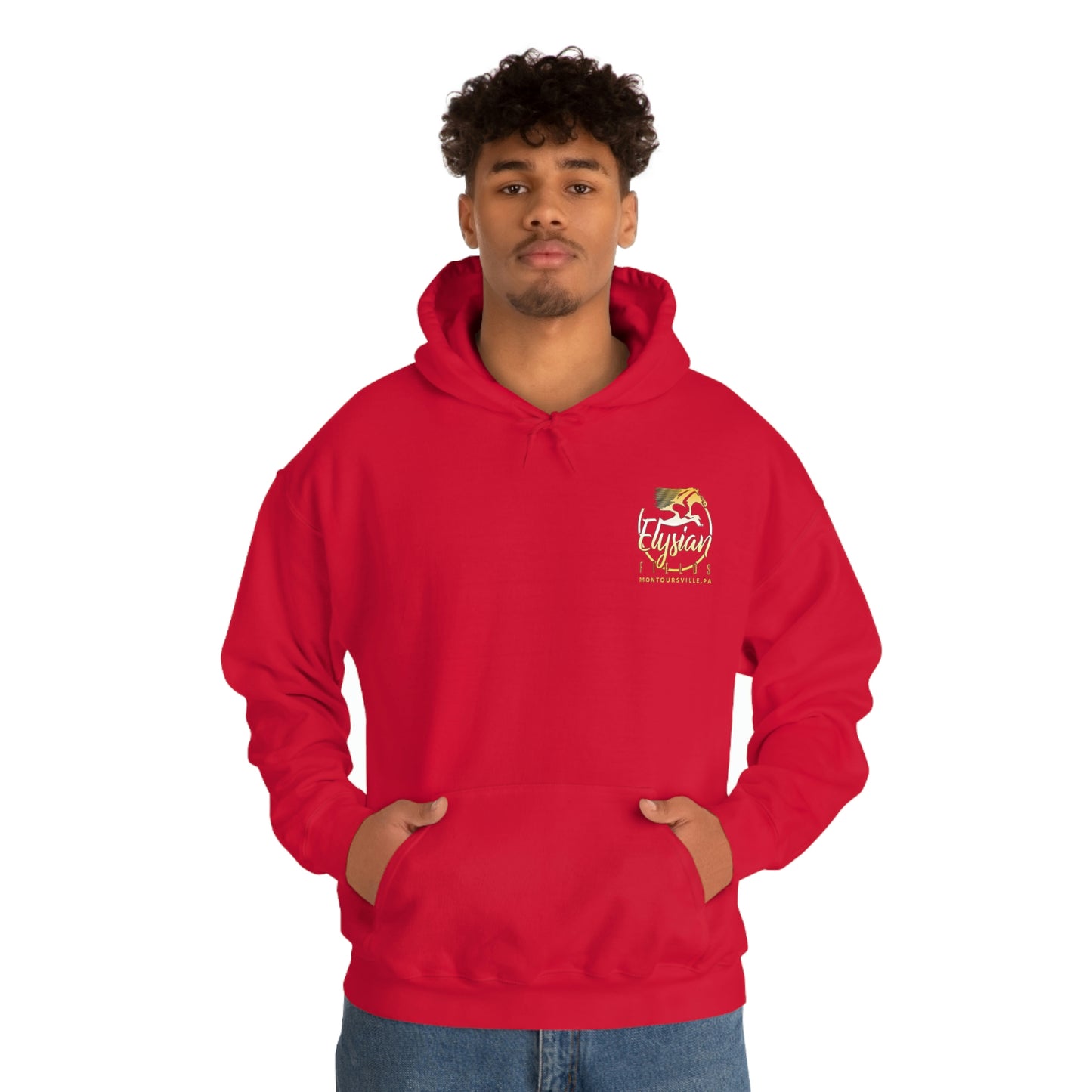 Elysian Fields - Adult Unisex Heavy Blend™ Hooded Sweatshirt - Color Logo